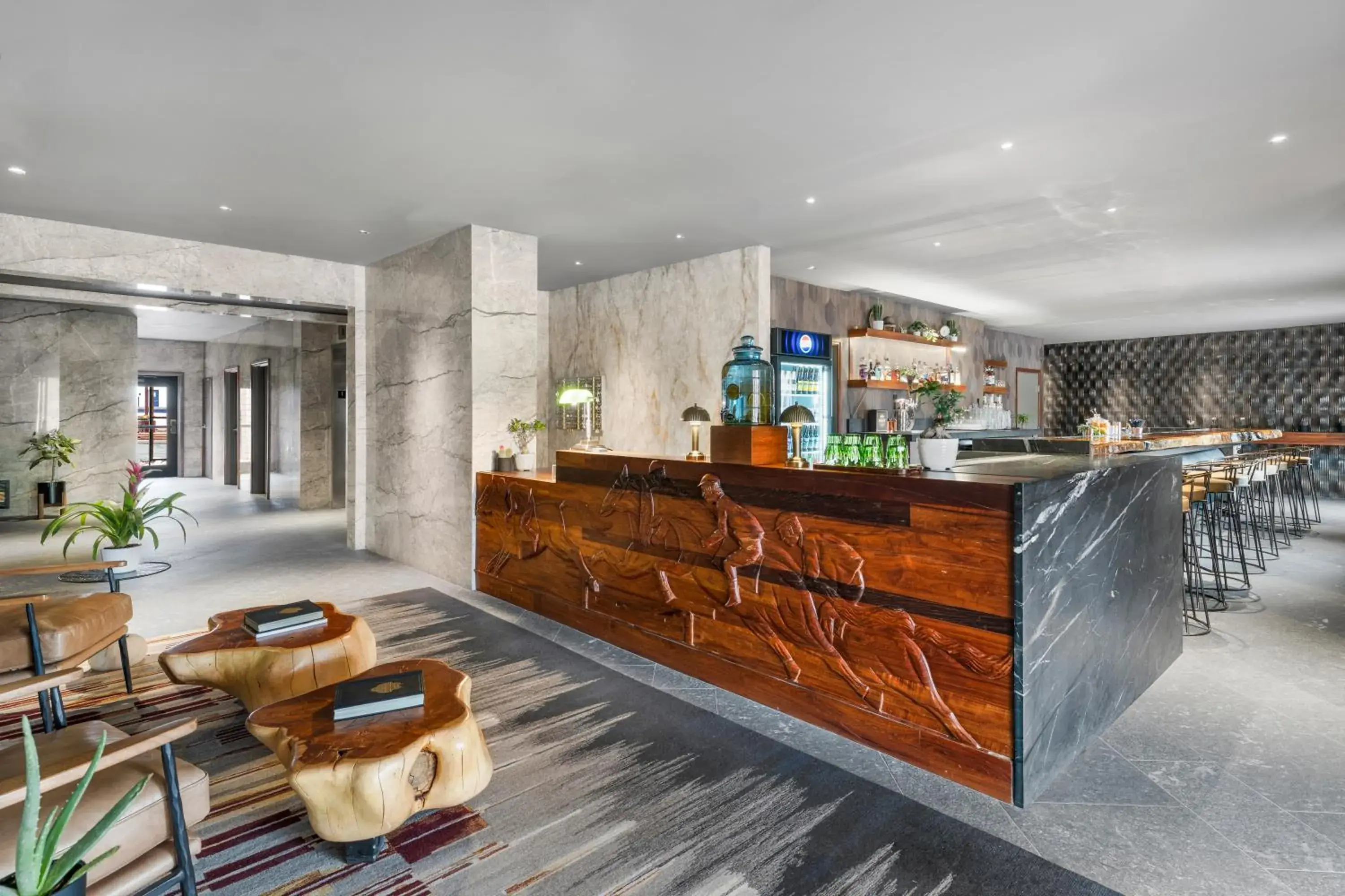 Lobby or reception in Wolfe's Hotel Moab Lobby or reception in Wolfe's Hotel Moab