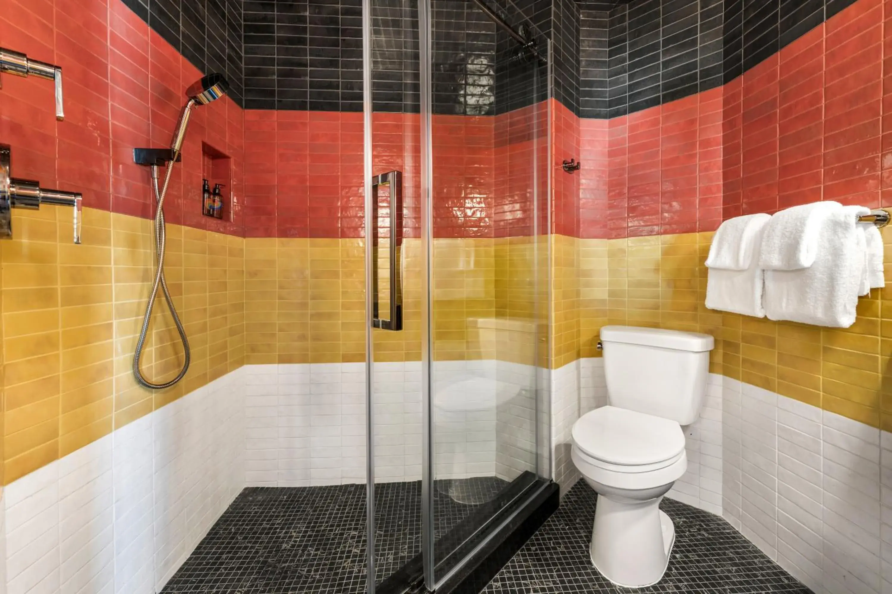 Bathroom in Wolfe's Hotel Moab Bathroom in Wolfe's Hotel Moab