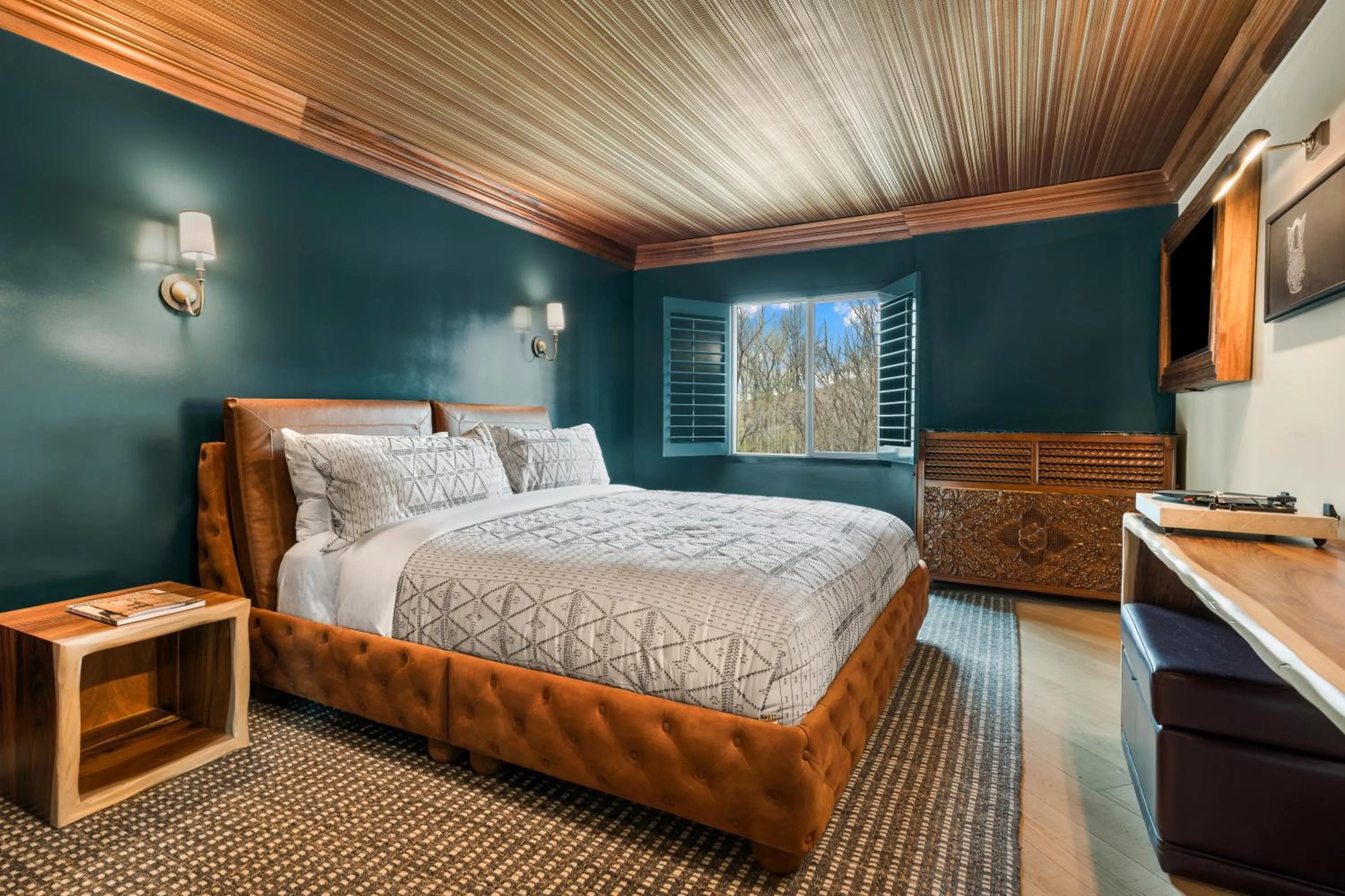 Bedroom, Bed in Wolfe's Hotel Moab