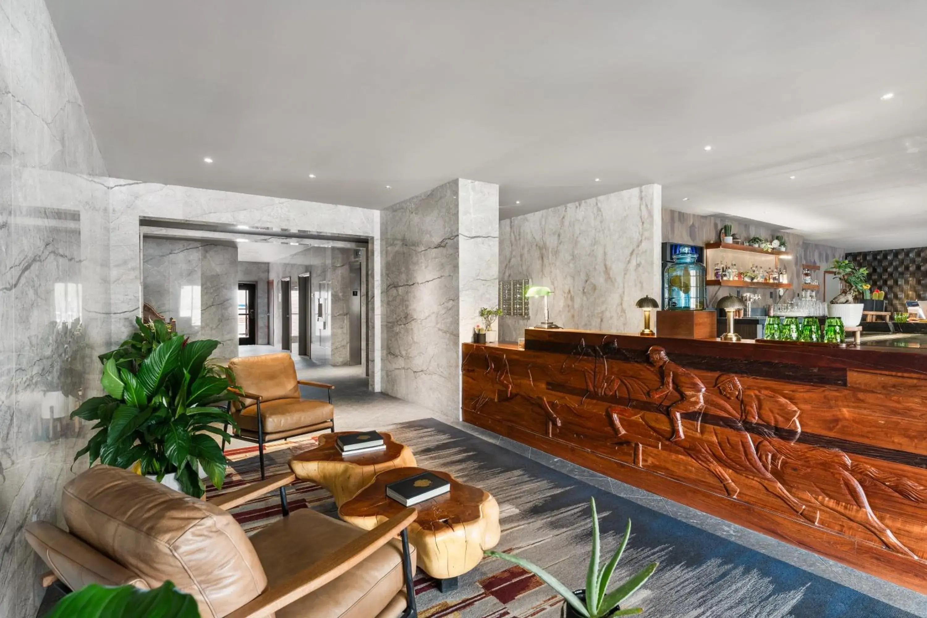 Lobby or reception in Wolfe's Hotel Moab Lobby or reception in Wolfe's Hotel Moab