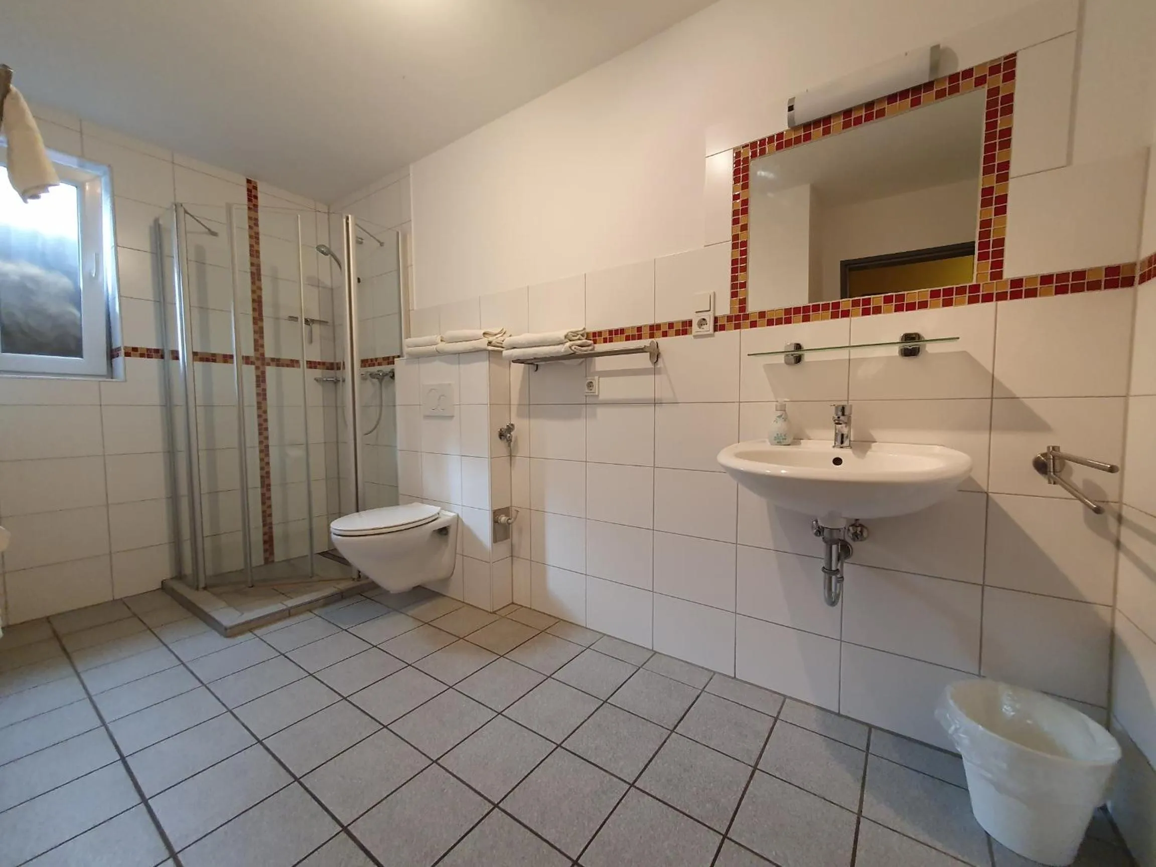 Shower in Gästehaus Ermen