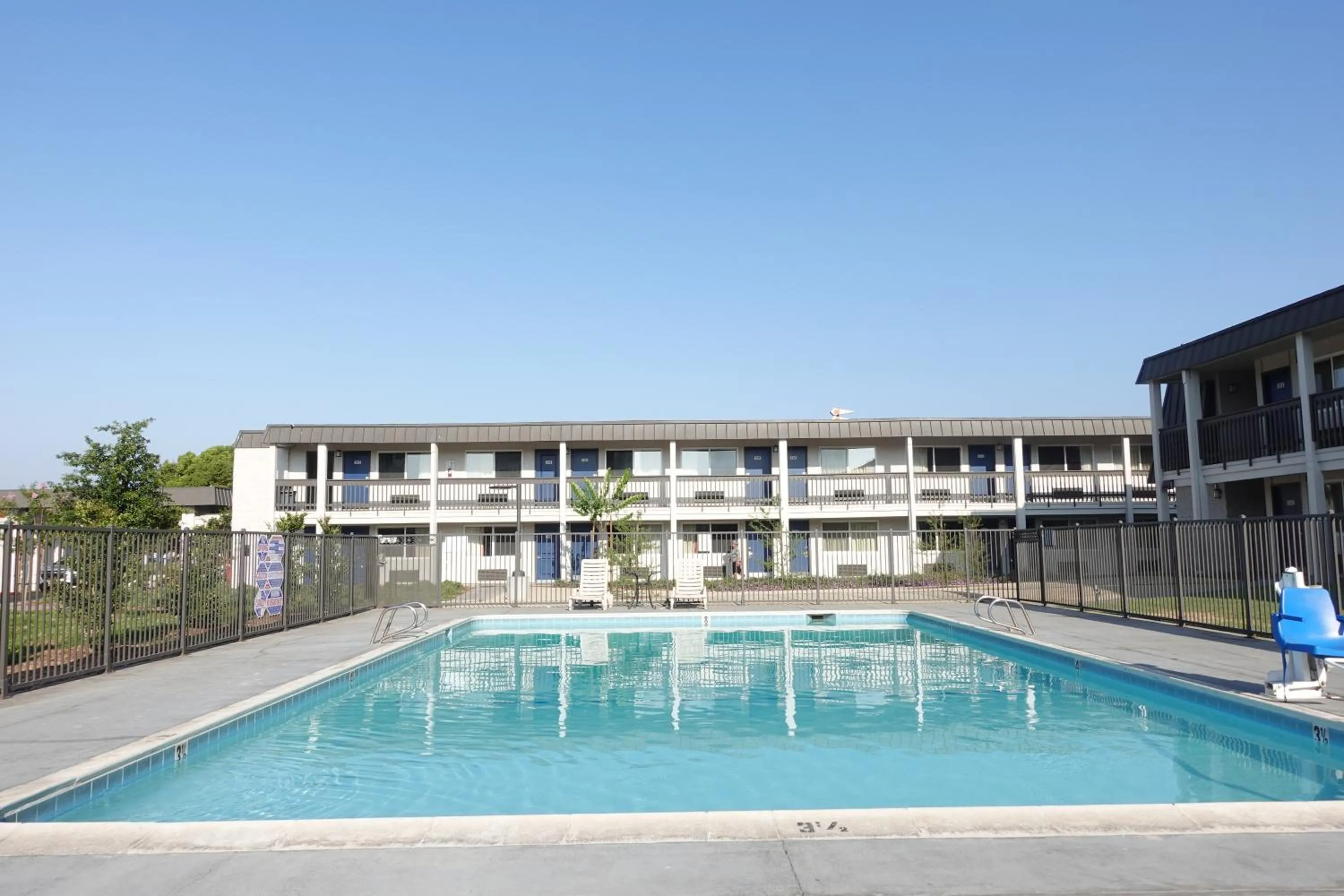 Swimming pool in Motel 6-Claremont, CA