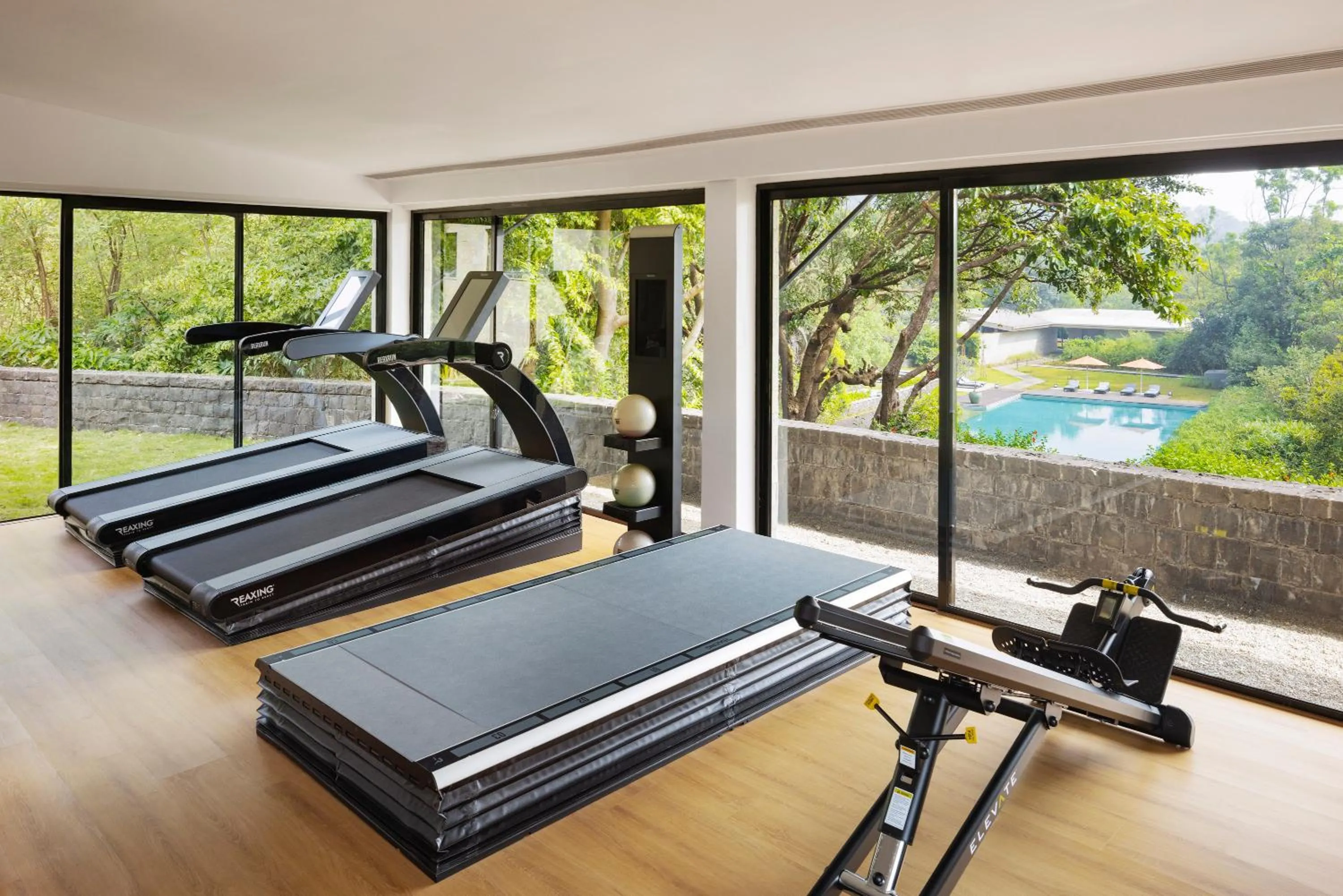Fitness centre/facilities in Dharana at Shillim All Inclusive Luxury Wellness Retreat