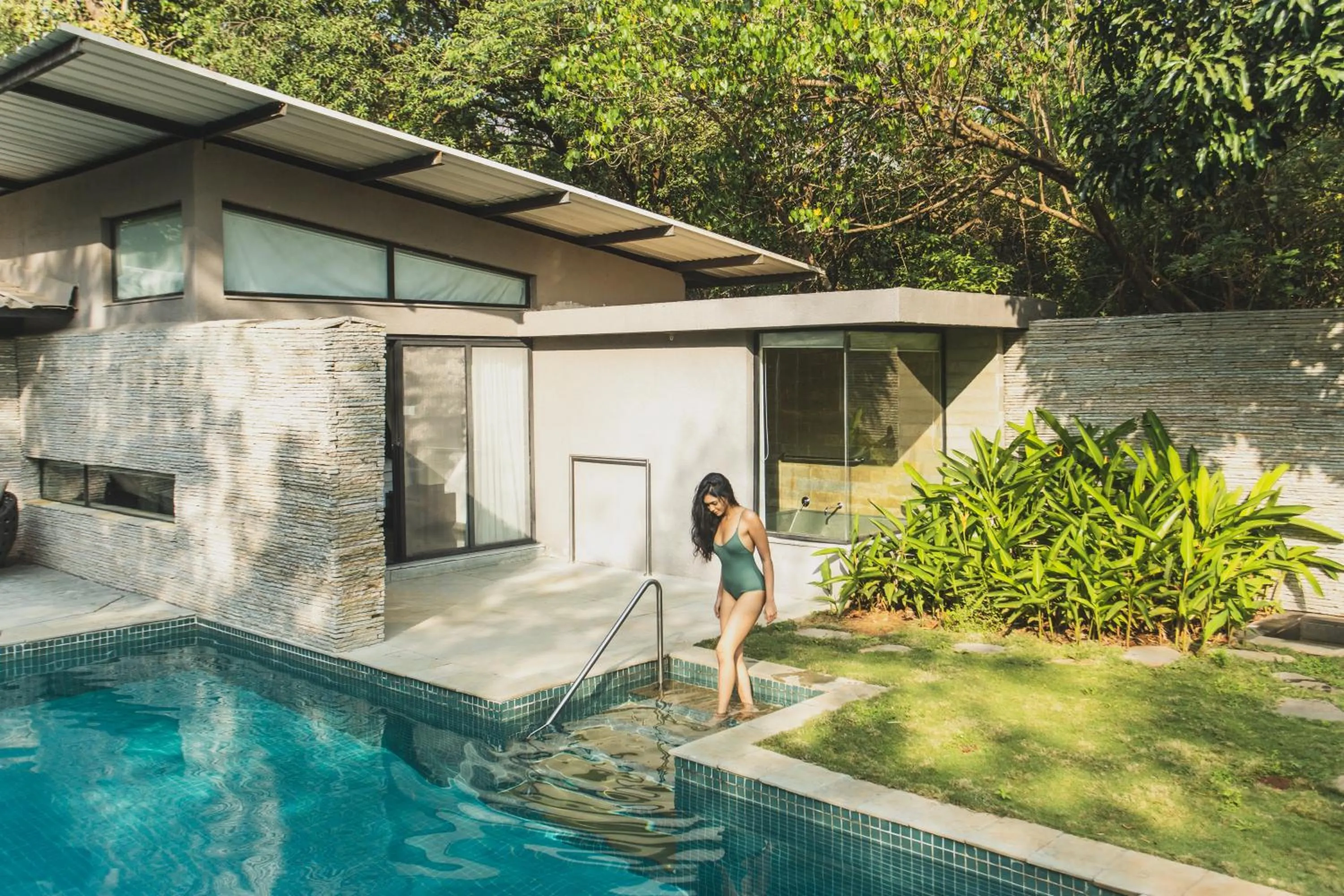 Swimming pool in Dharana at Shillim All Inclusive Luxury Wellness Retreat