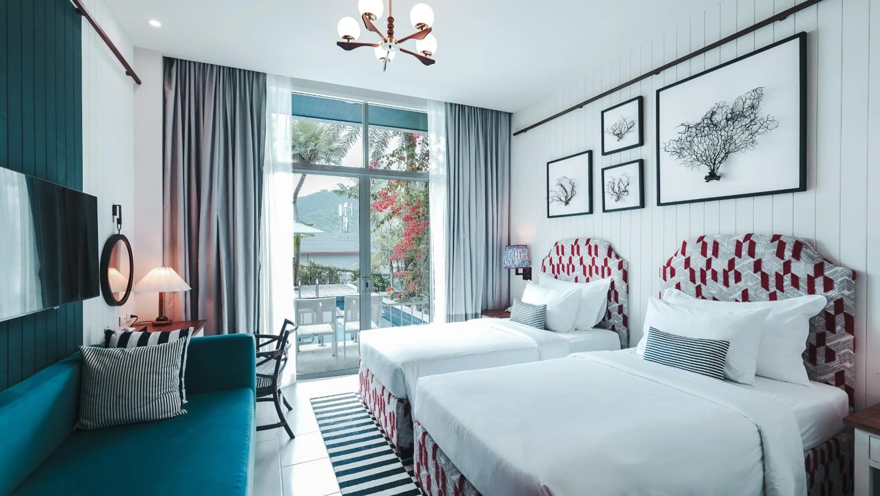 Bed in Sugar Marina Hotel - NAUTICAL - Kata Beach