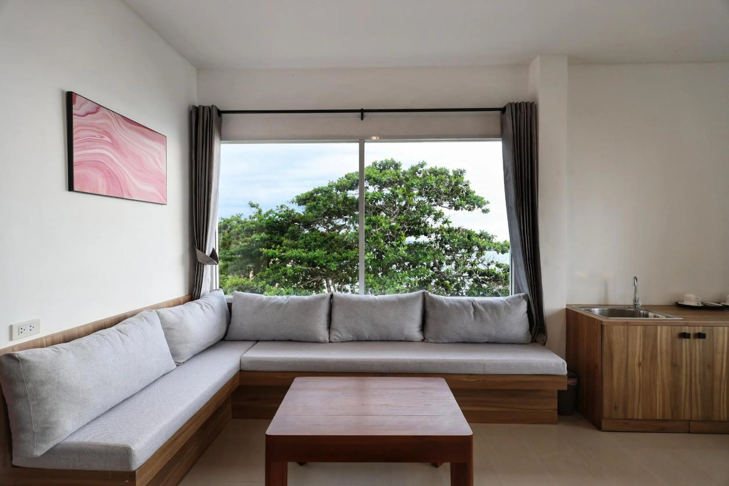 Living room in Horizon Beach Resort Koh Jum