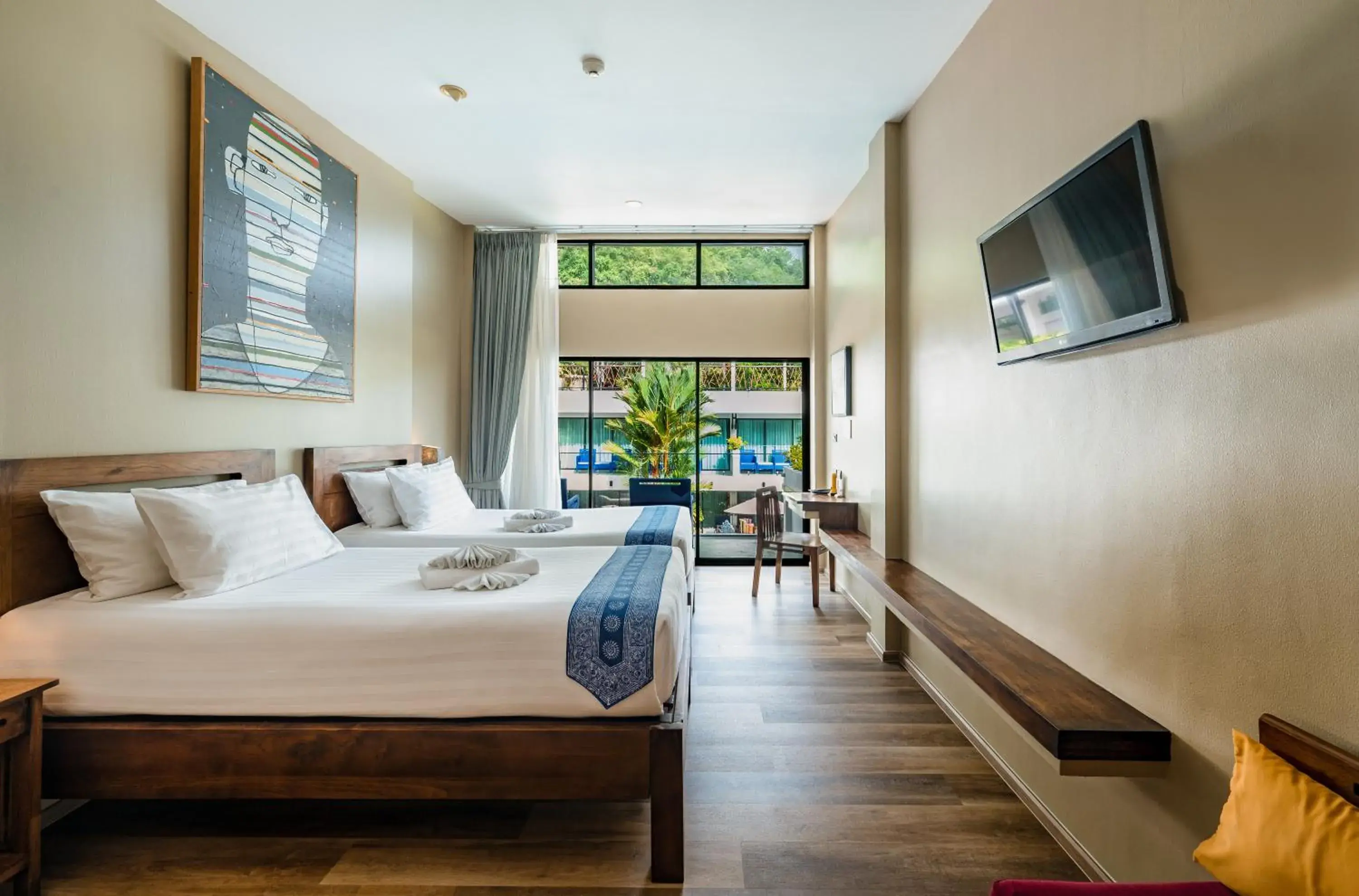 Pool View Twin Room in CC's Hideaway Kata - SHA Plus Pool View Twin Room in CC's Hideaway Kata - SHA Plus