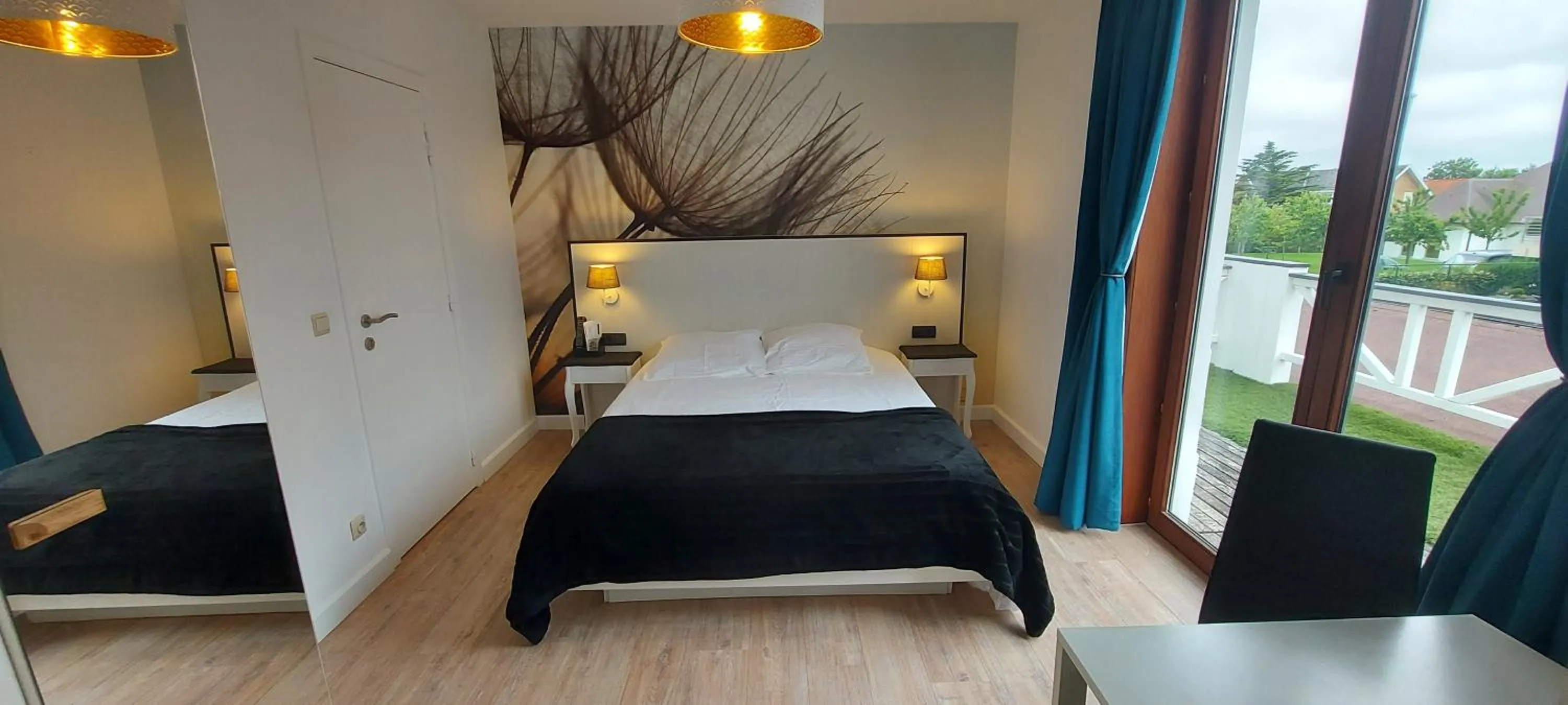 Bed in Hotel La Cascada