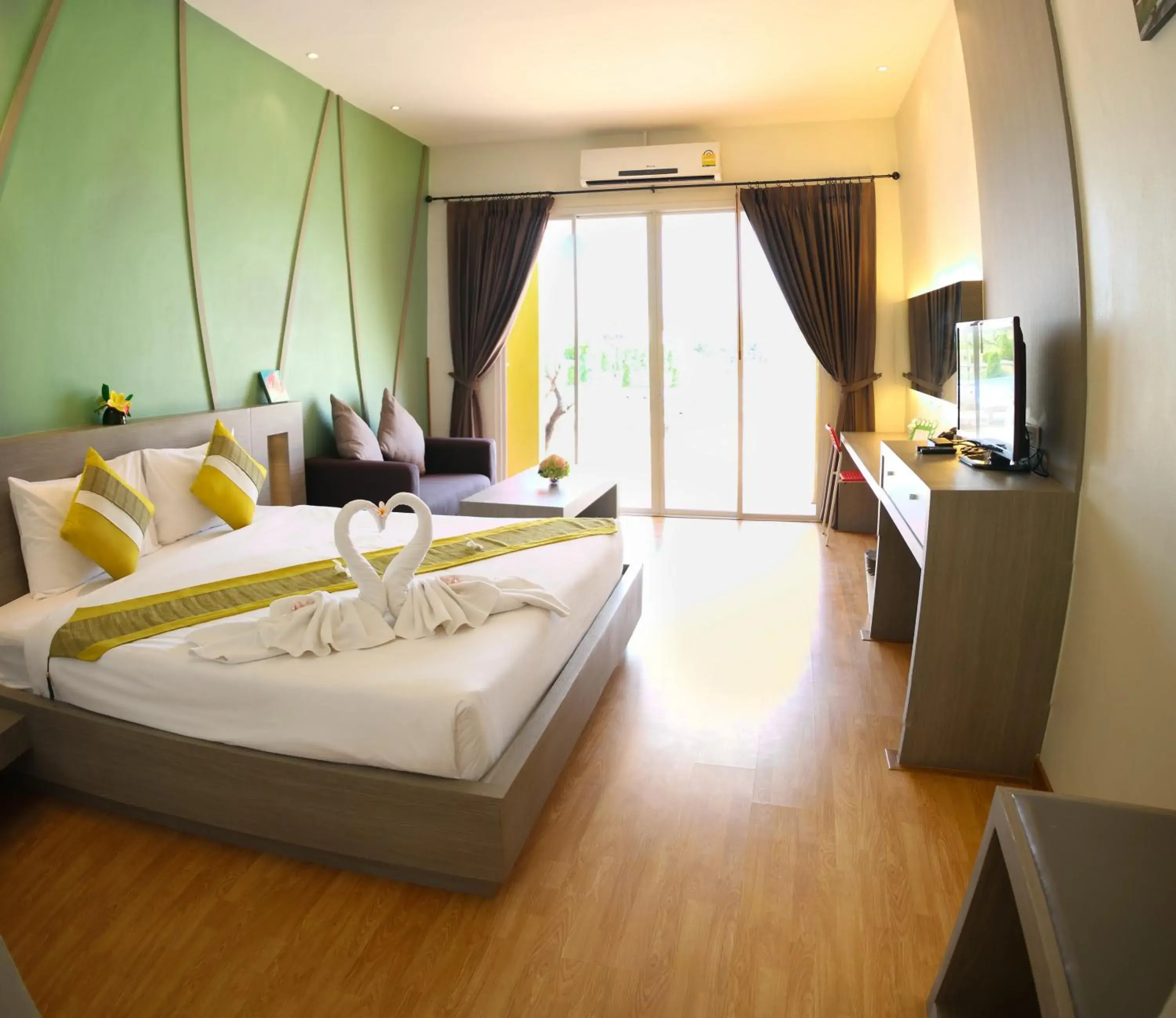 Bed in Aurora Resort Khao Yai Bed in Aurora Resort Khao Yai