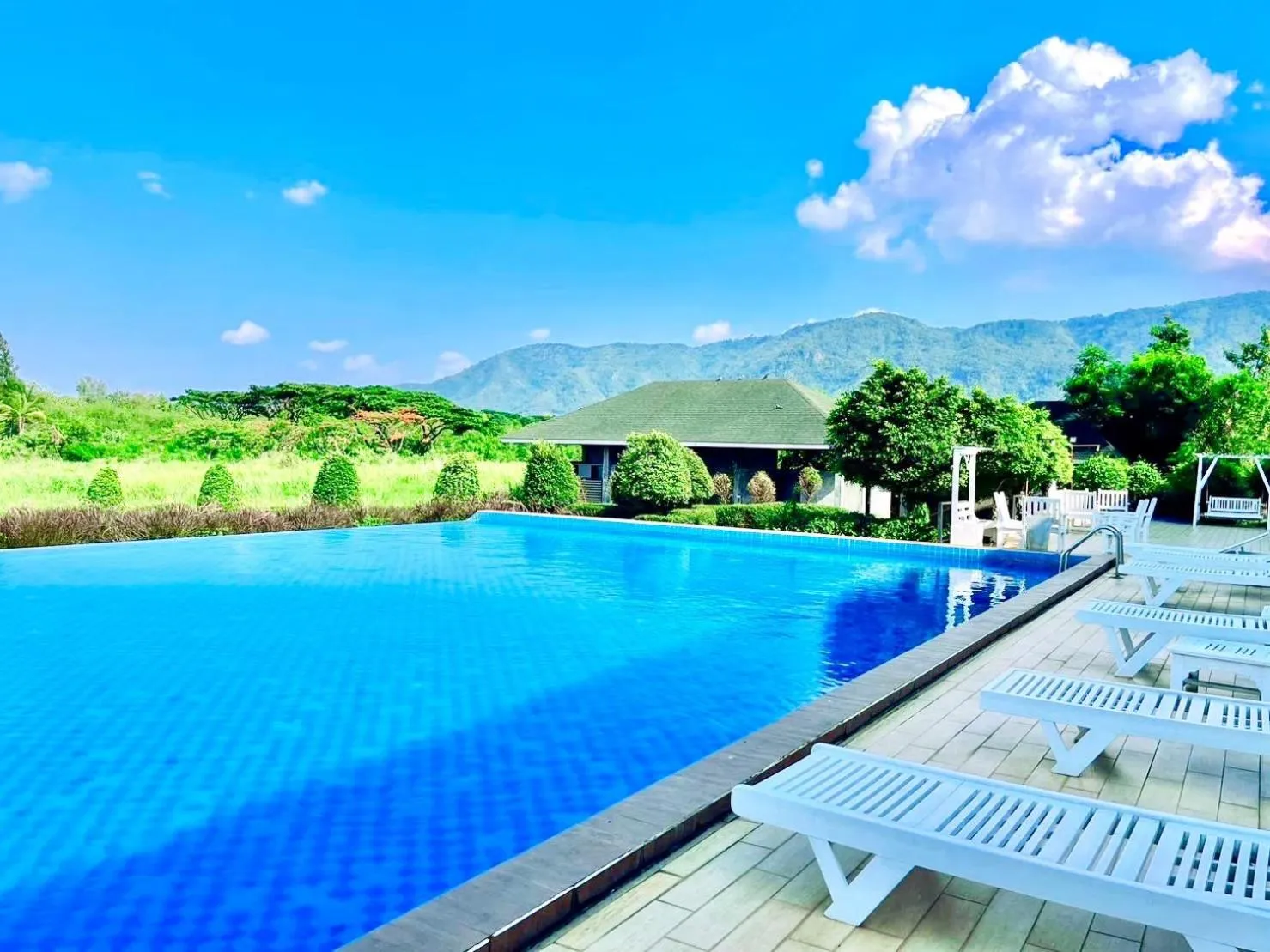 Swimming pool in Aurora Resort Khao Yai