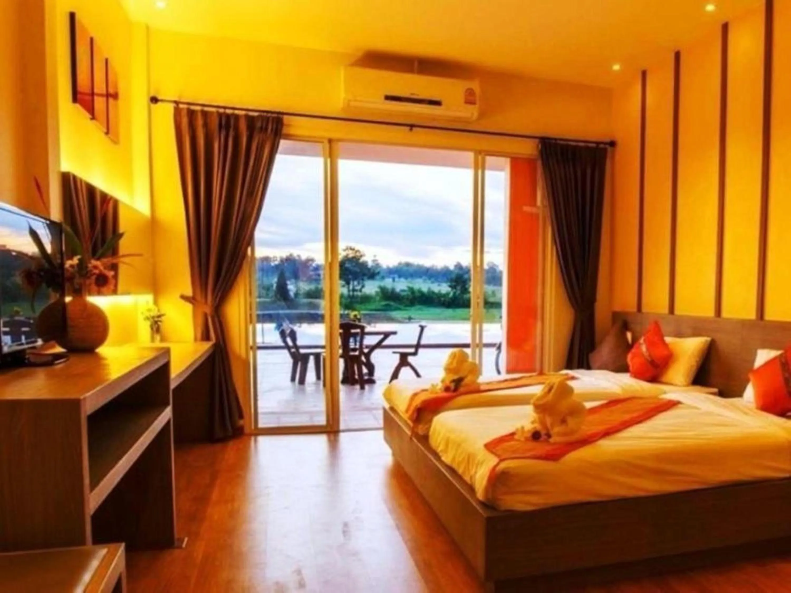 Bedroom, Bed in Aurora Resort Khao Yai