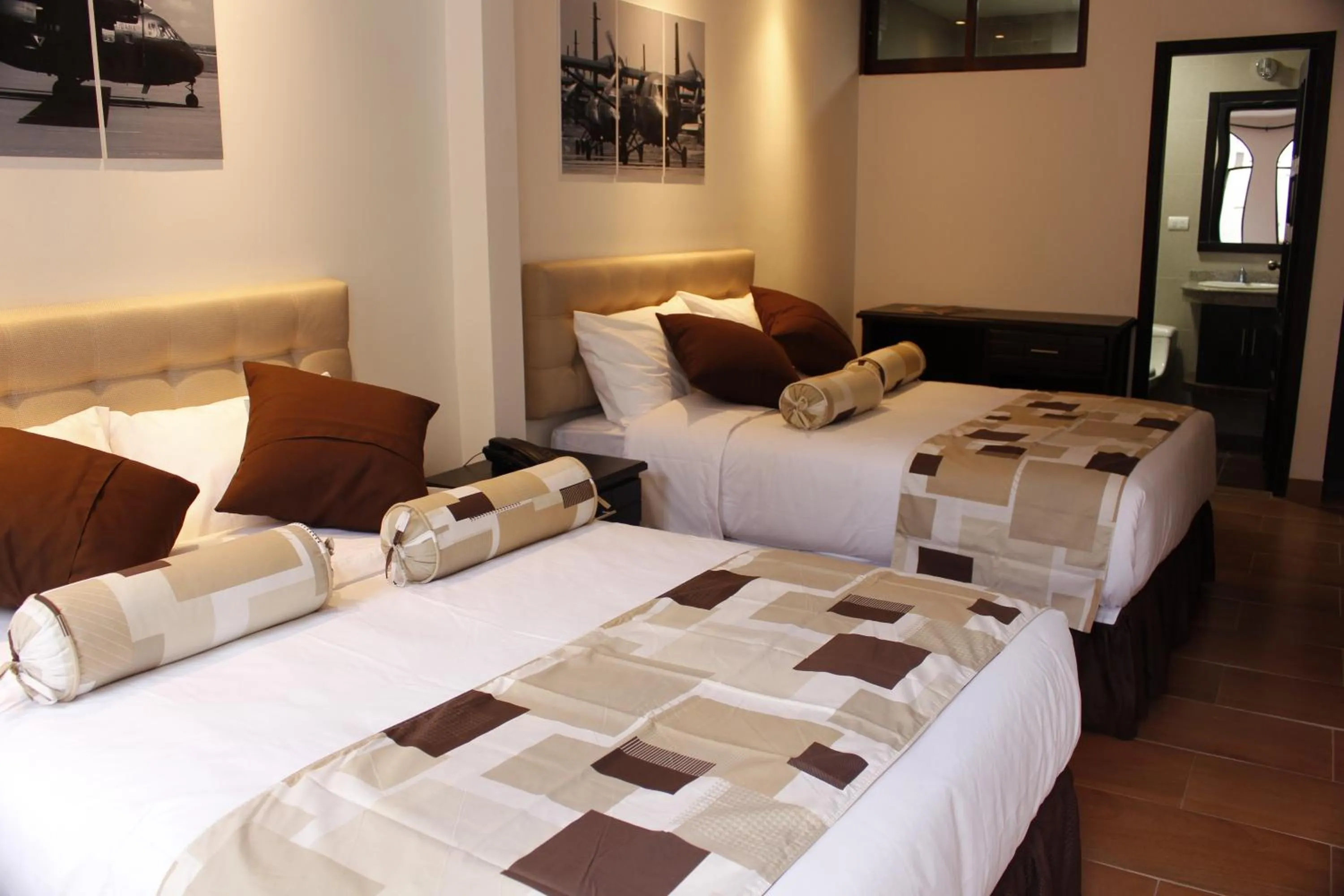 Bed in Air Suites Hotel Boutique