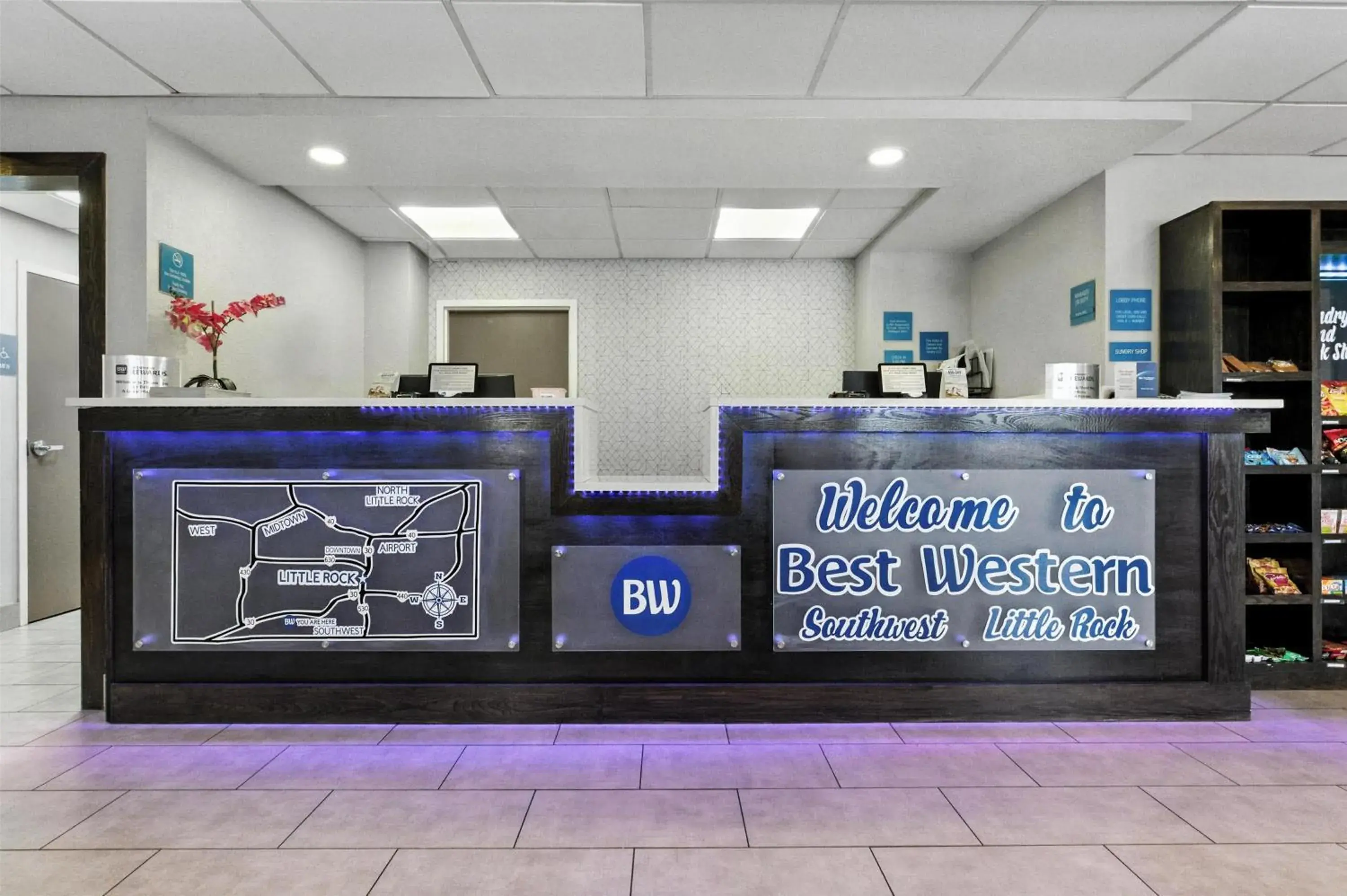 Lobby or reception in Best Western Southwest Little Rock Lobby or reception in Best Western Southwest Little Rock