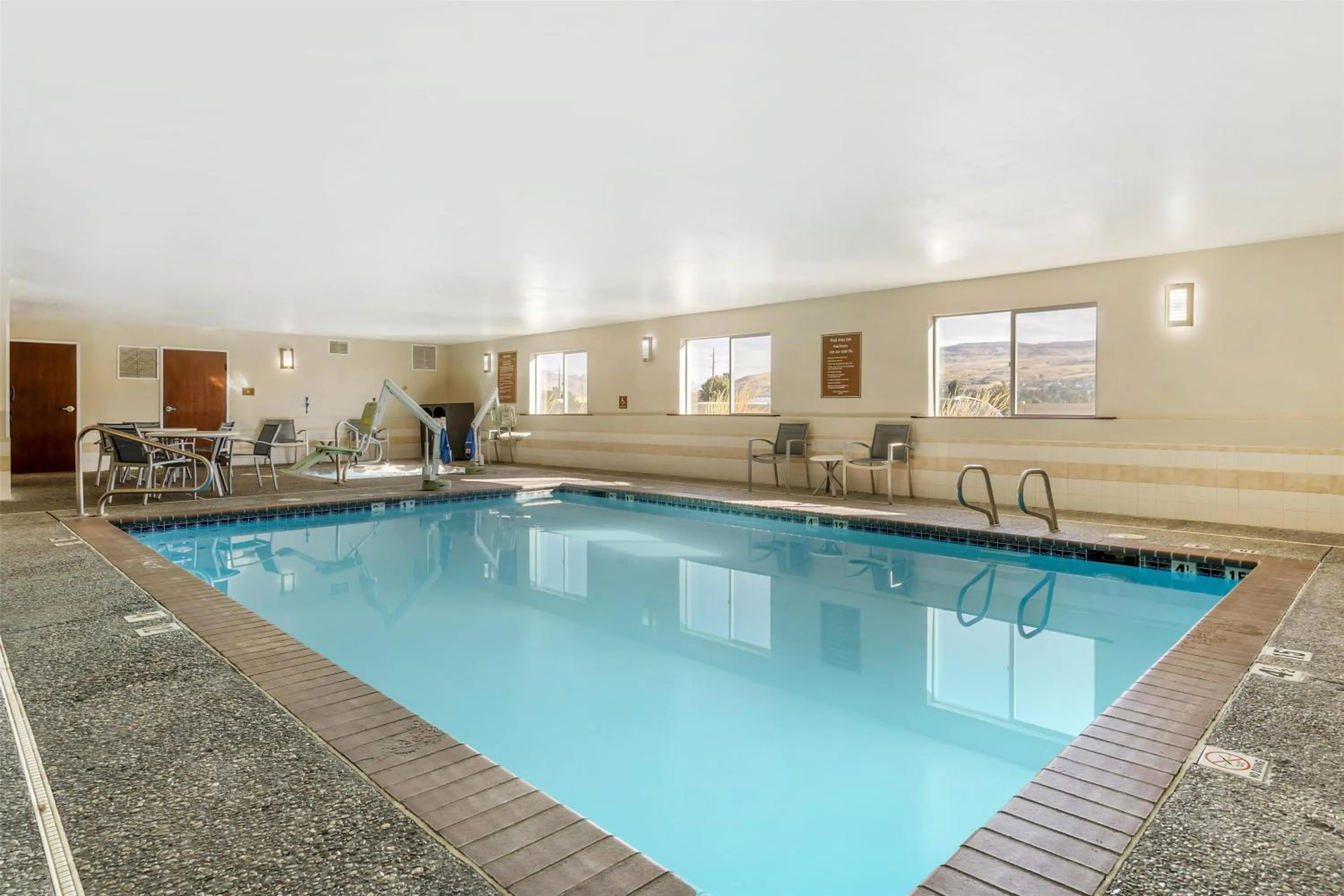 Pool view in Best Western Plus Wenatchee Downtown Hotel