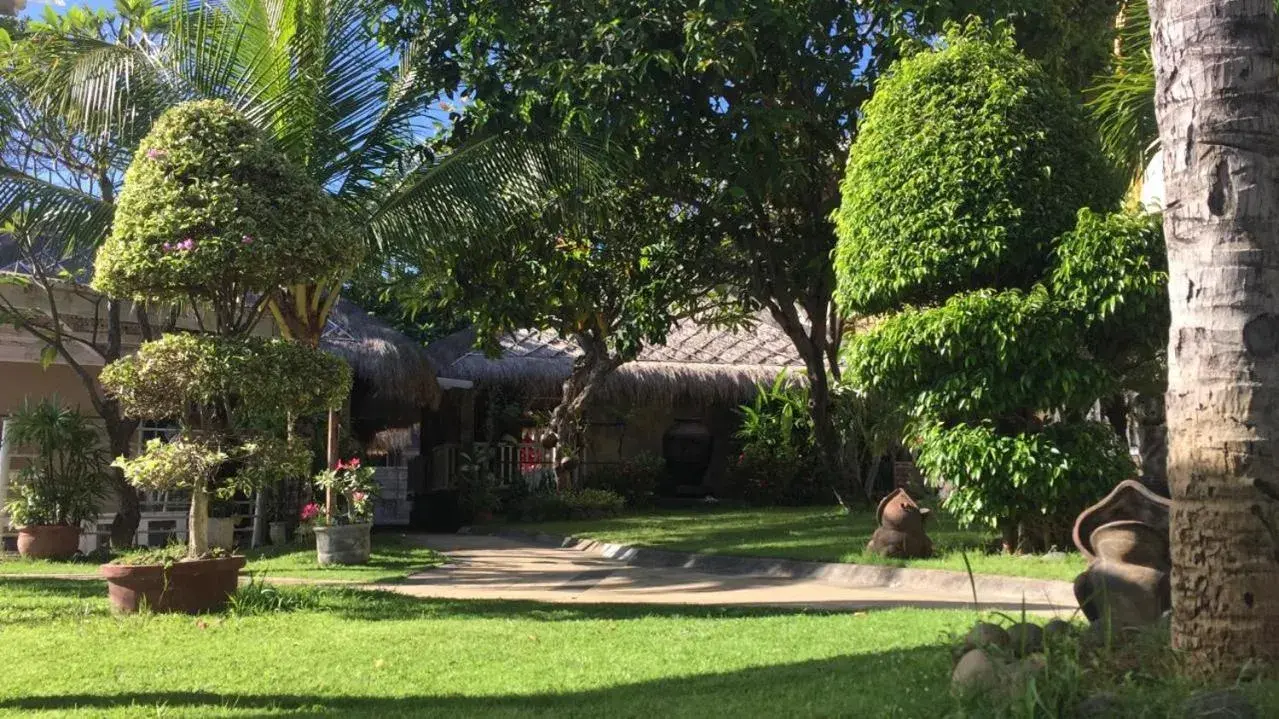 Garden view in Tauch Terminal Resort Tulamben & Spa Garden view in Tauch Terminal Resort Tulamben & Spa