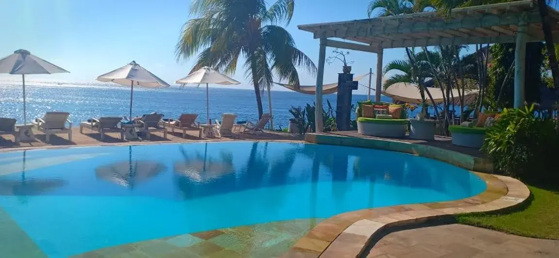 Swimming pool in Tauch Terminal Resort Tulamben & Spa Swimming pool in Tauch Terminal Resort Tulamben & Spa