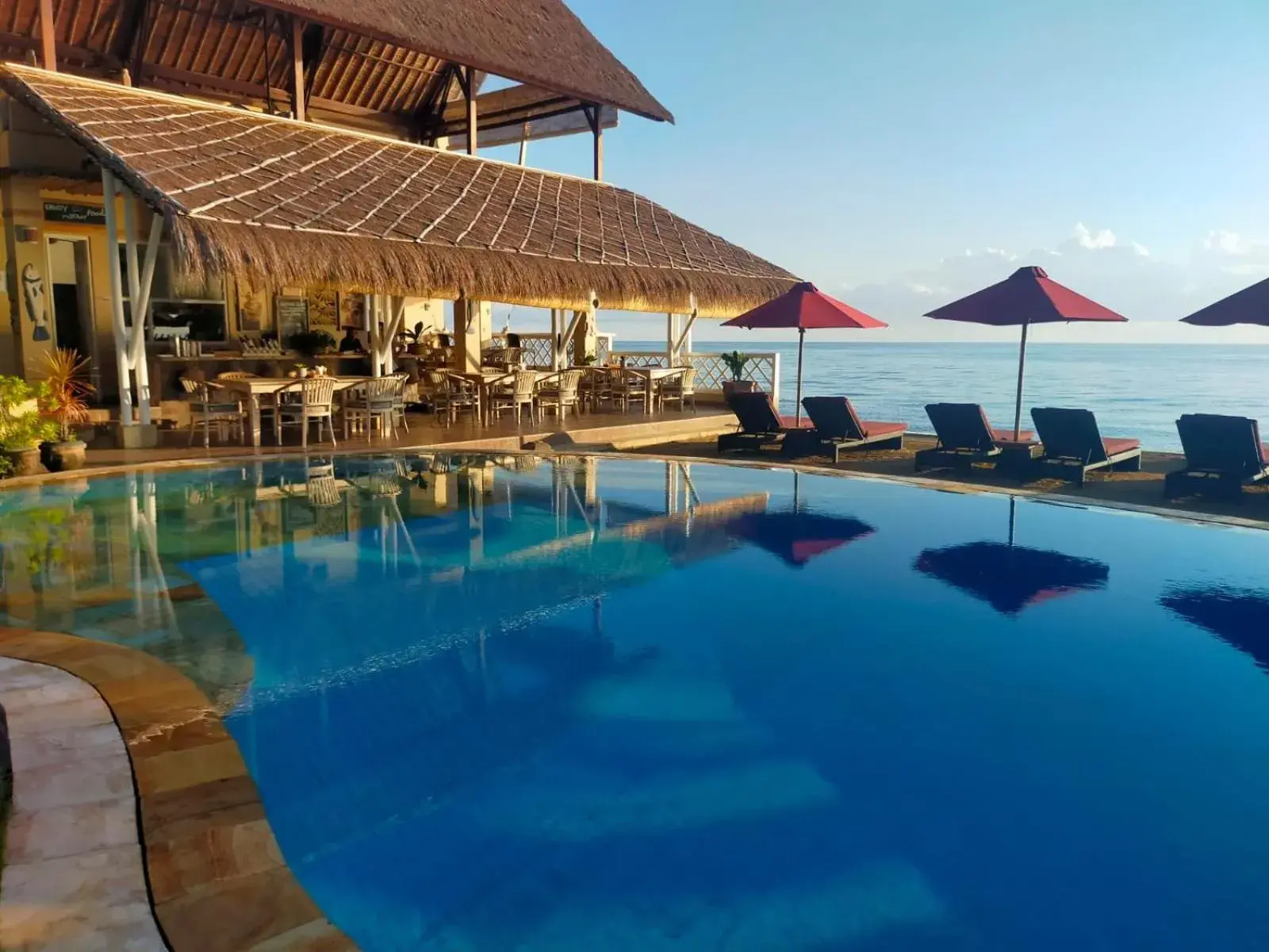 Restaurant/places to eat in Tauch Terminal Resort Tulamben & Spa Restaurant/places to eat in Tauch Terminal Resort Tulamben & Spa