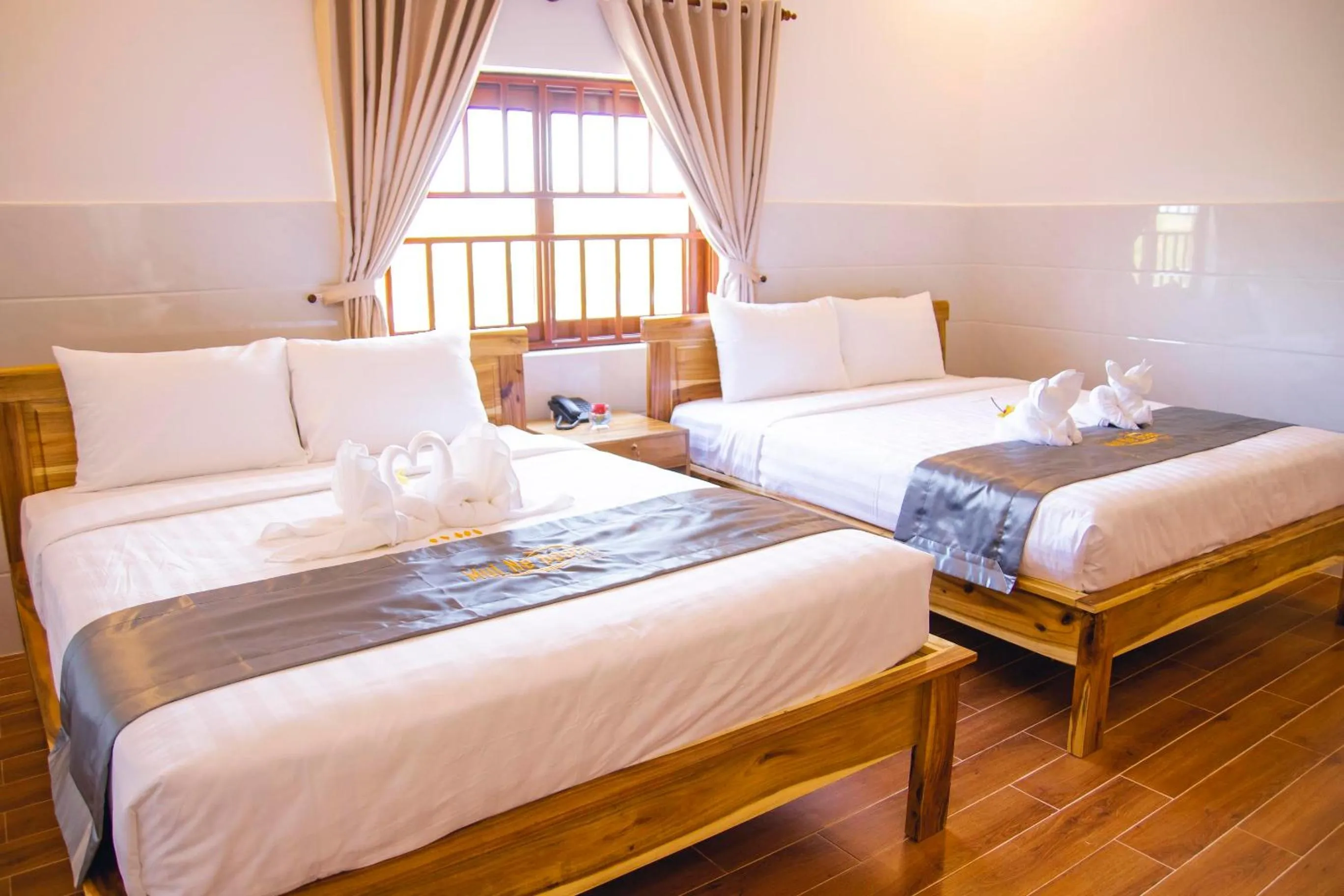 Bed in Mui Ne Beach Hotel