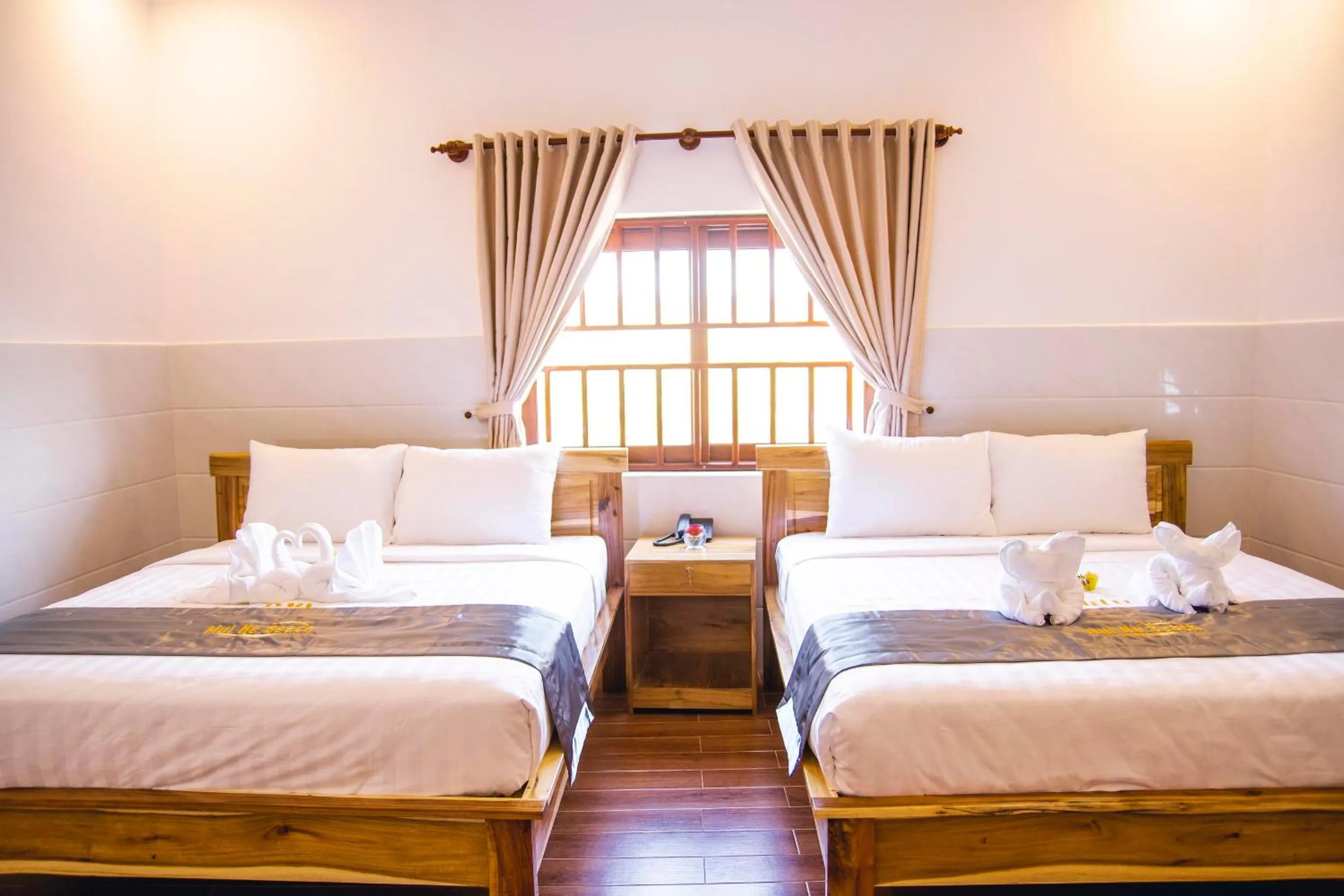 Bed in Mui Ne Beach Hotel