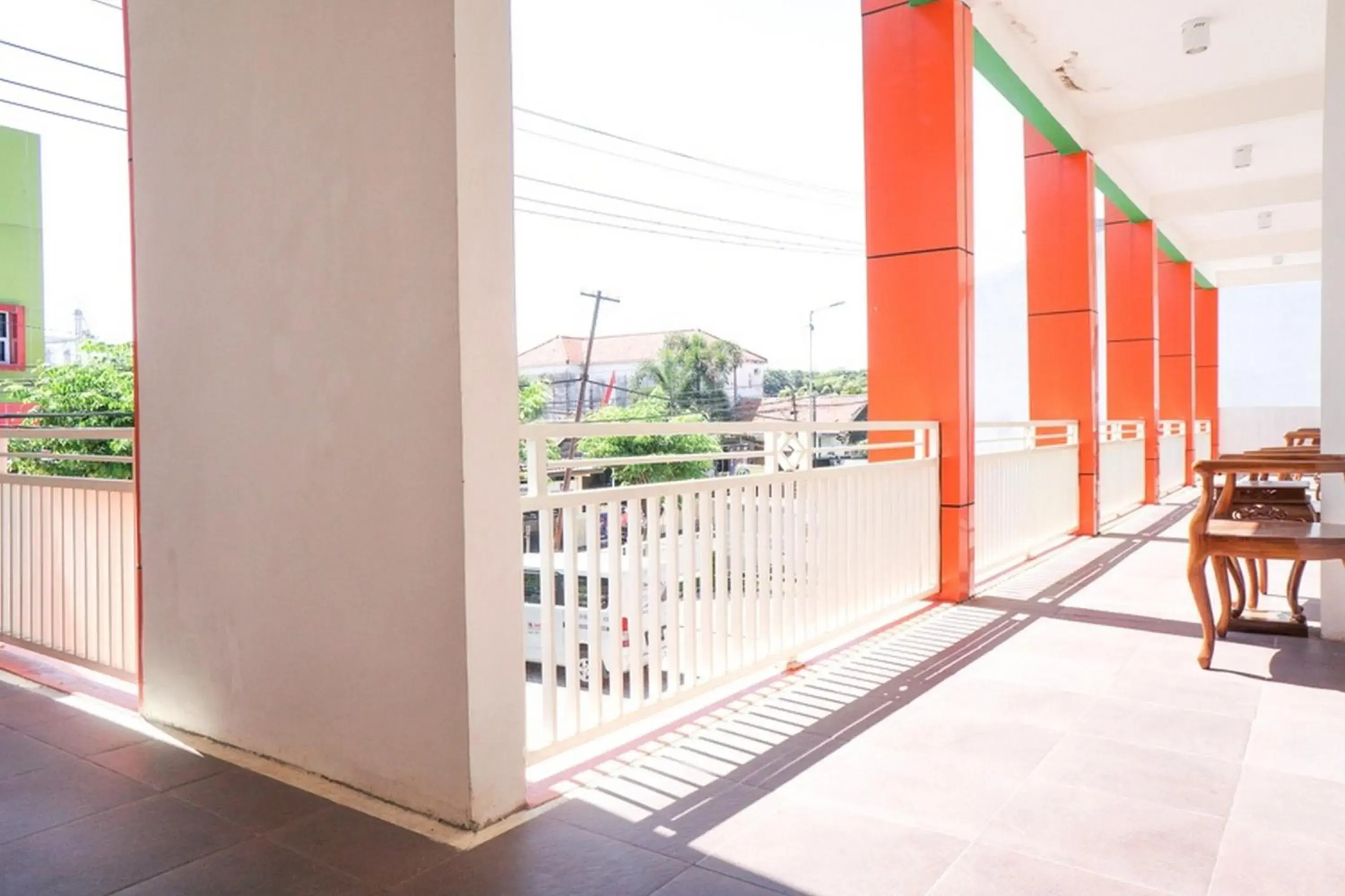 Balcony/Terrace in RedDoorz Syariah @ Buduran Sidoarjo