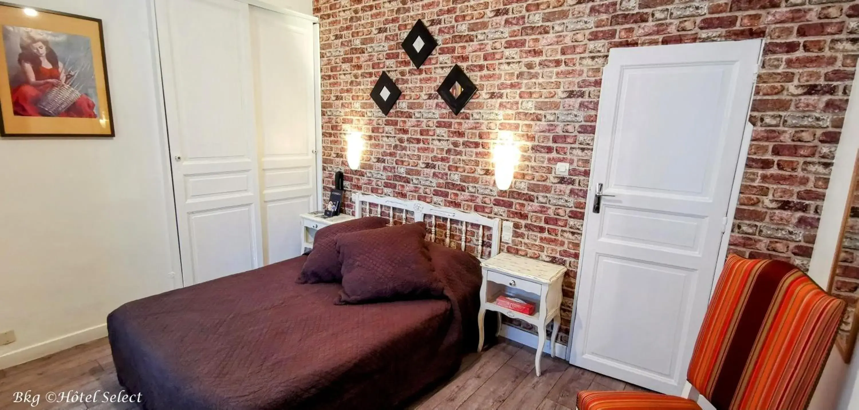 Double Room with Air Conditioning in Hôtel Select Double Room with Air Conditioning in Hôtel Select