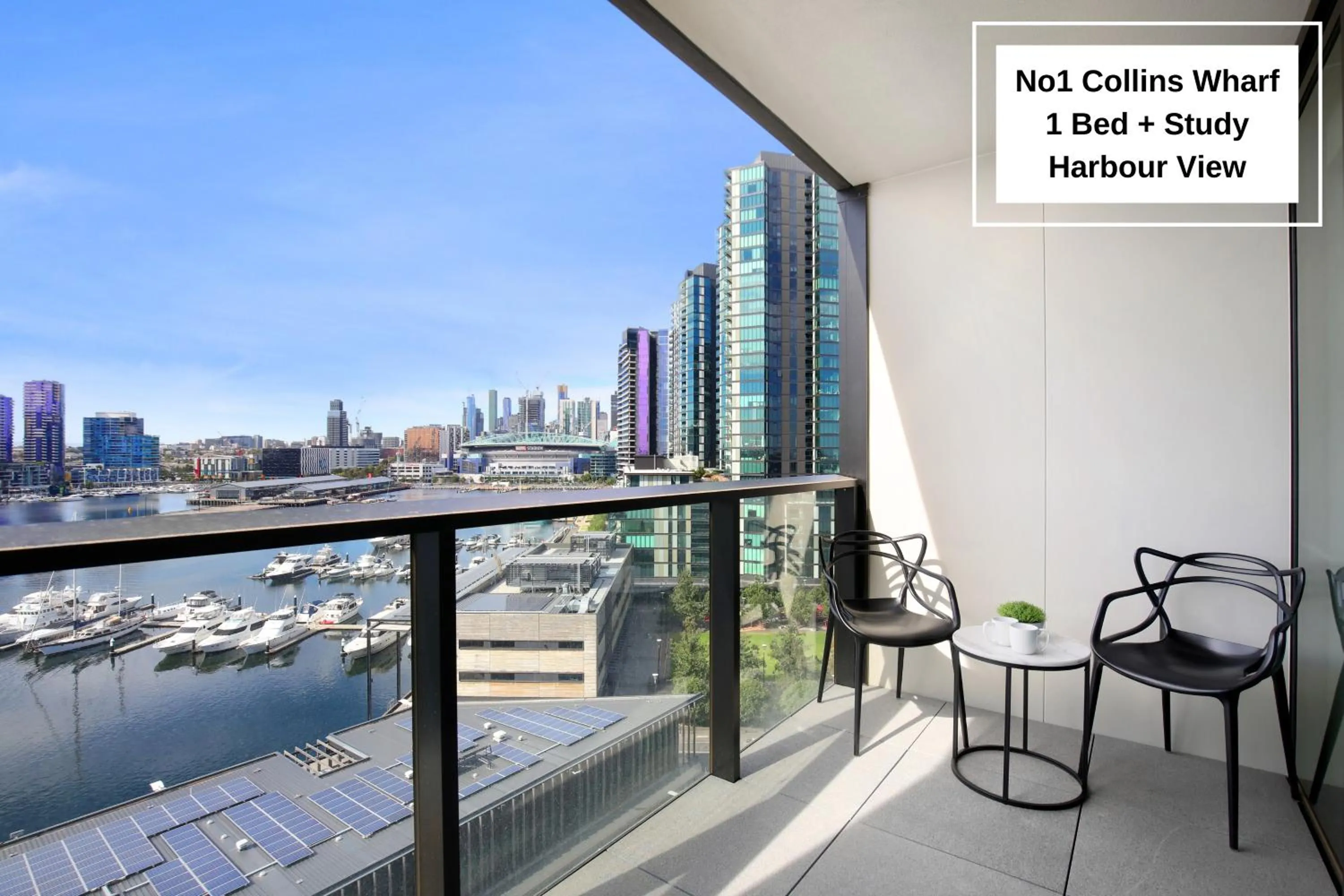 Balcony/Terrace in Orange Stay at Collins Wharf
