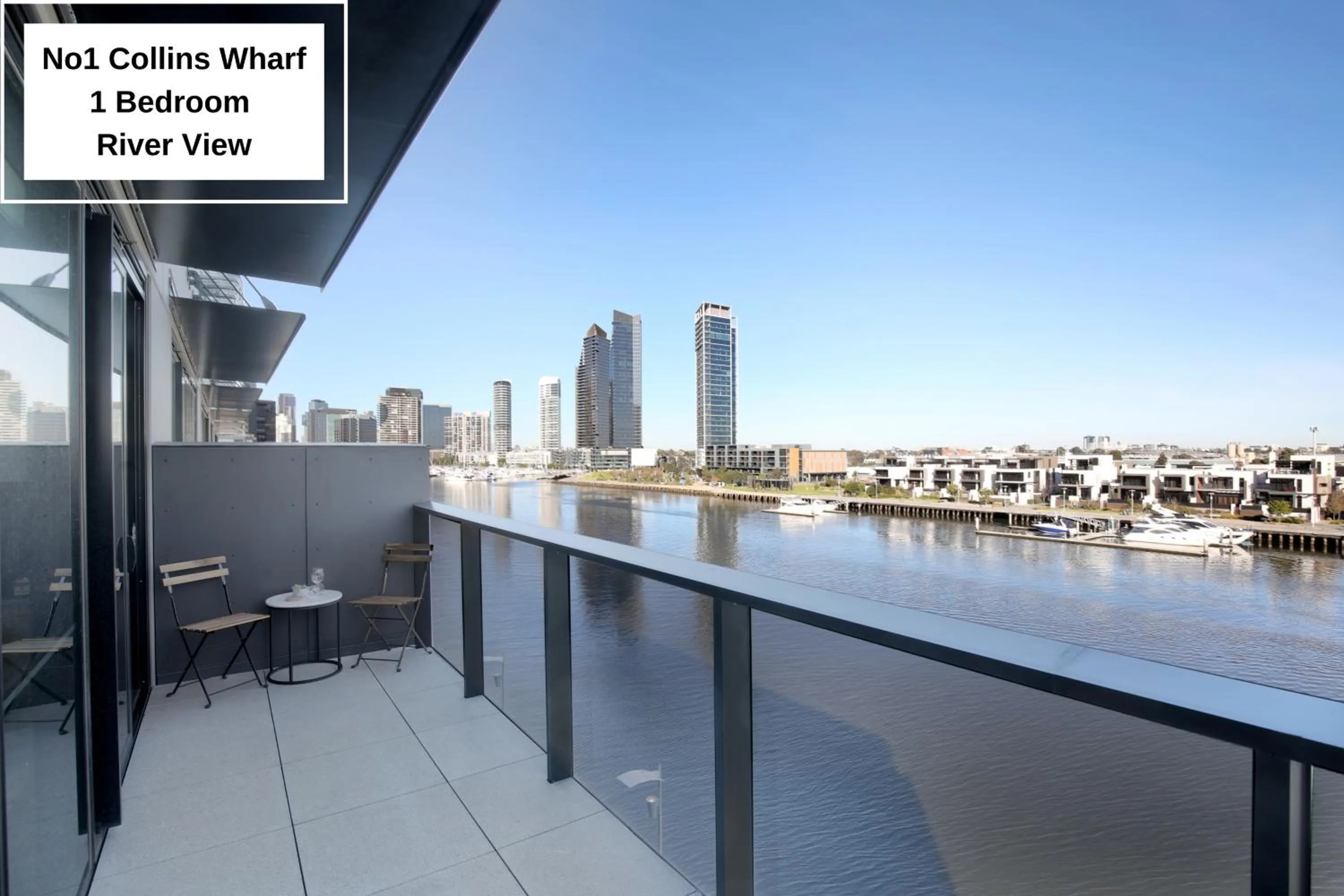 Balcony/Terrace in Orange Stay at Collins Wharf