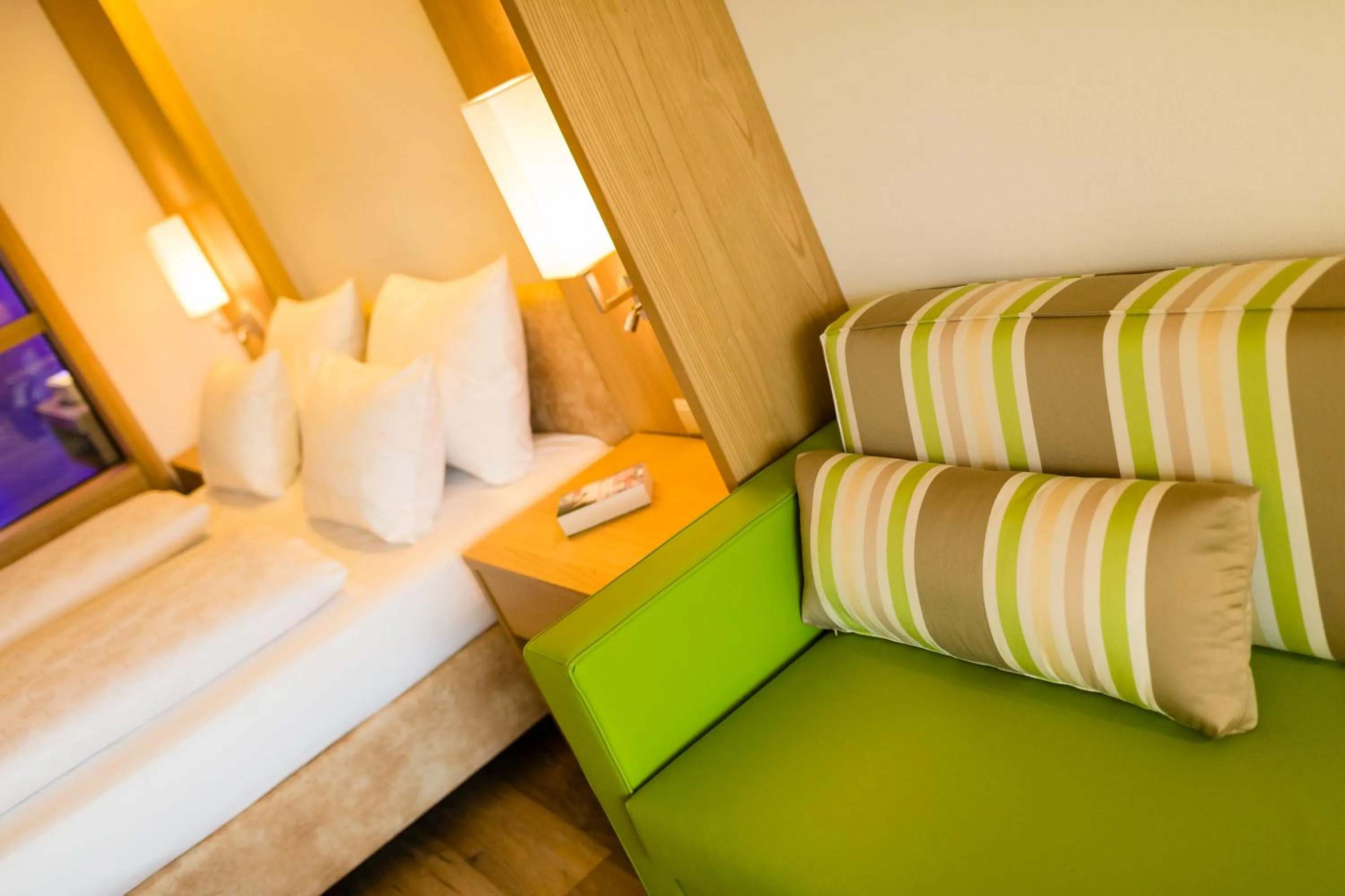 Decorative detail, Bed in Hotel Hasslhof