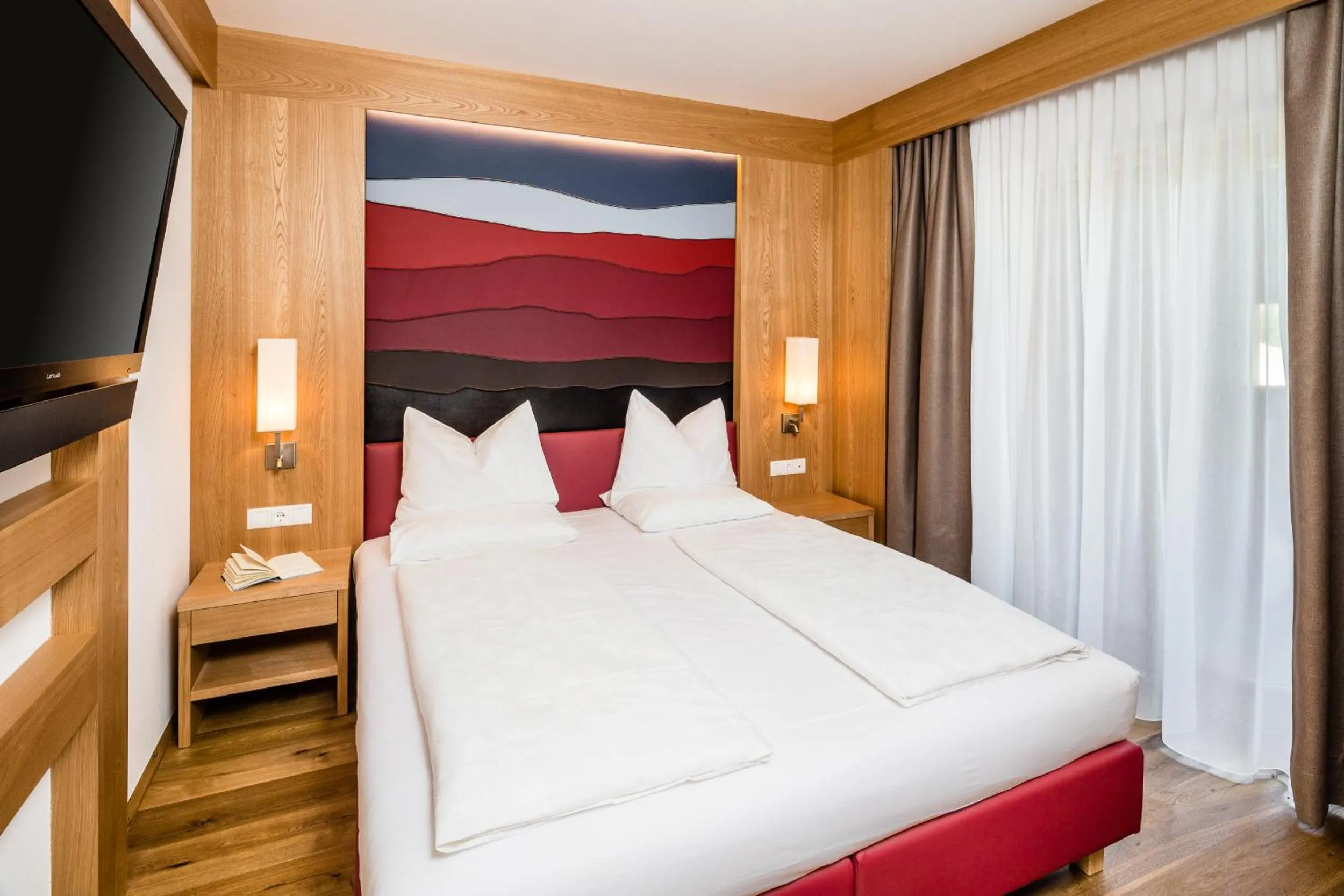 Bedroom, Bed in Hotel Hasslhof