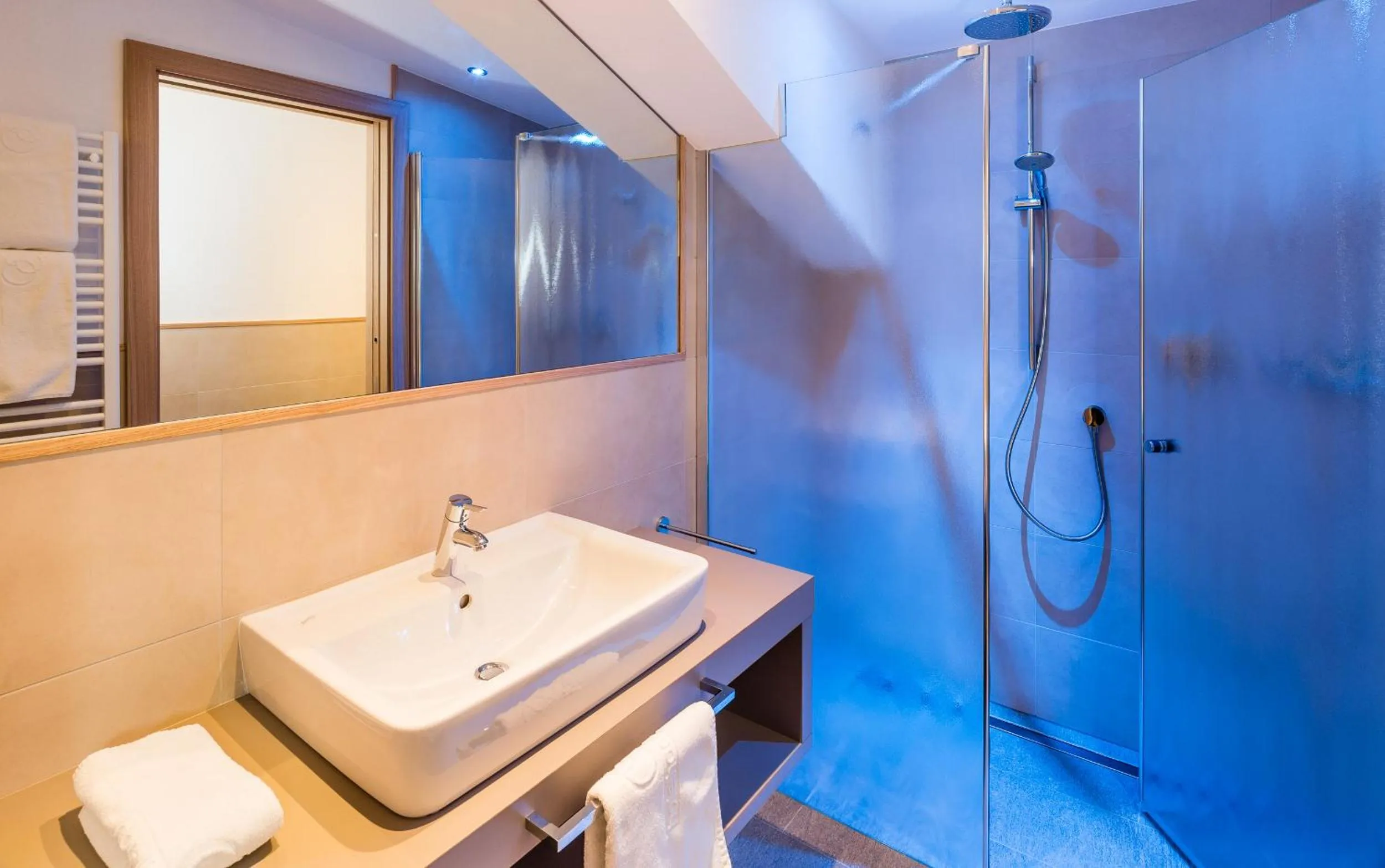 Shower in Hotel Hasslhof