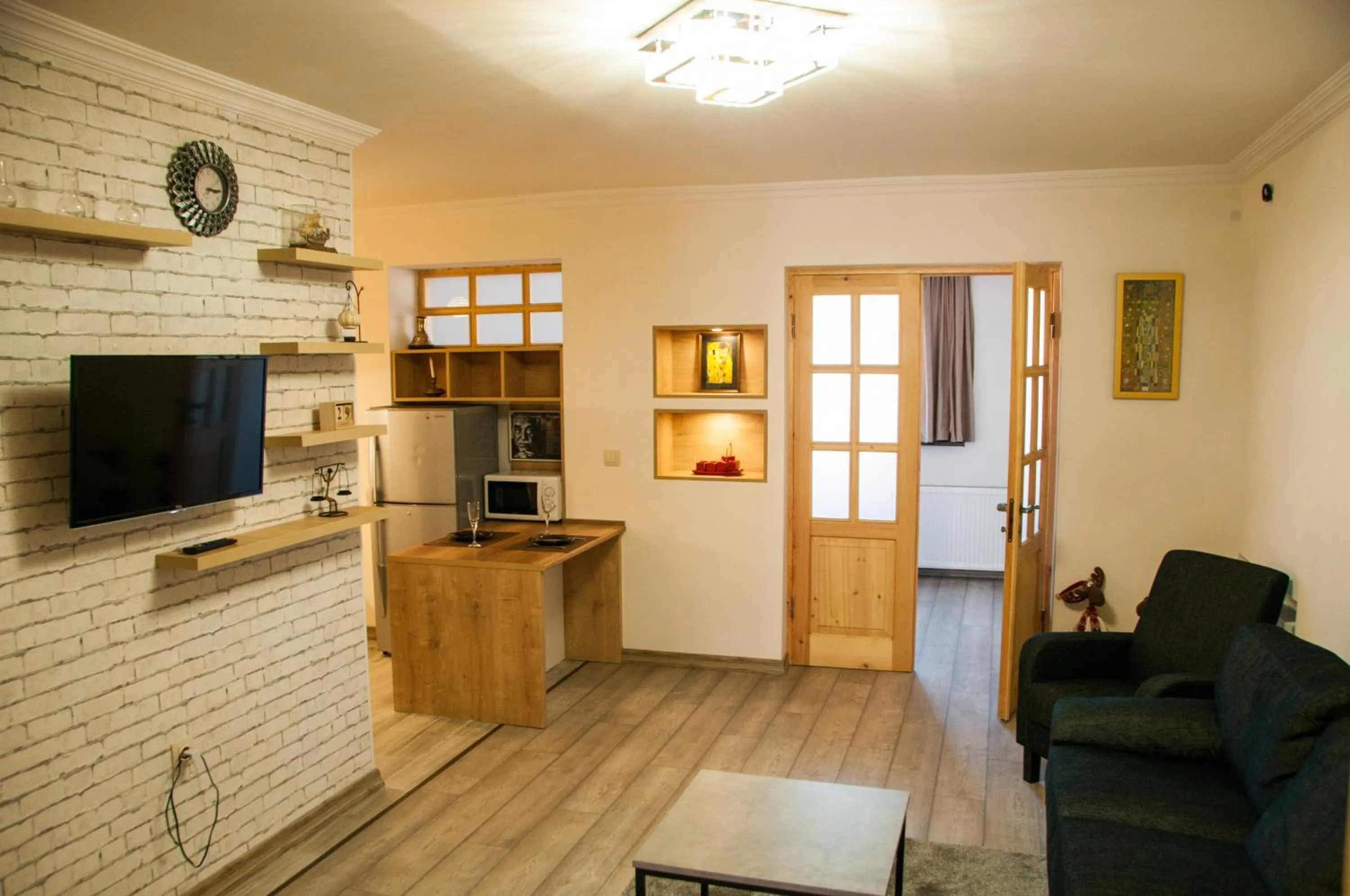 Living room in Apartment Near Church