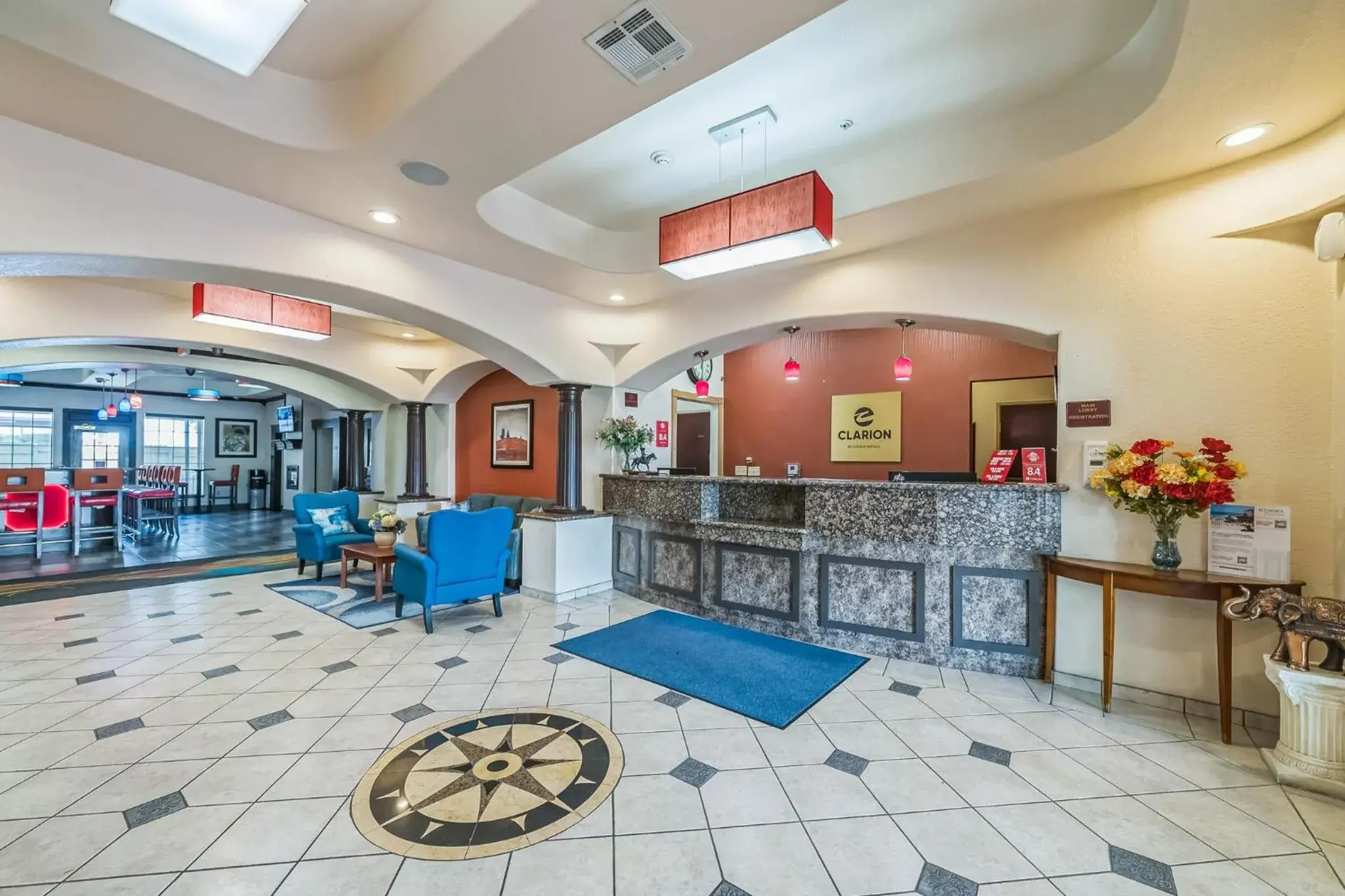 Lobby or reception in Clarion Inn & Suites Weatherford South Lobby or reception in Clarion Inn & Suites Weatherford South