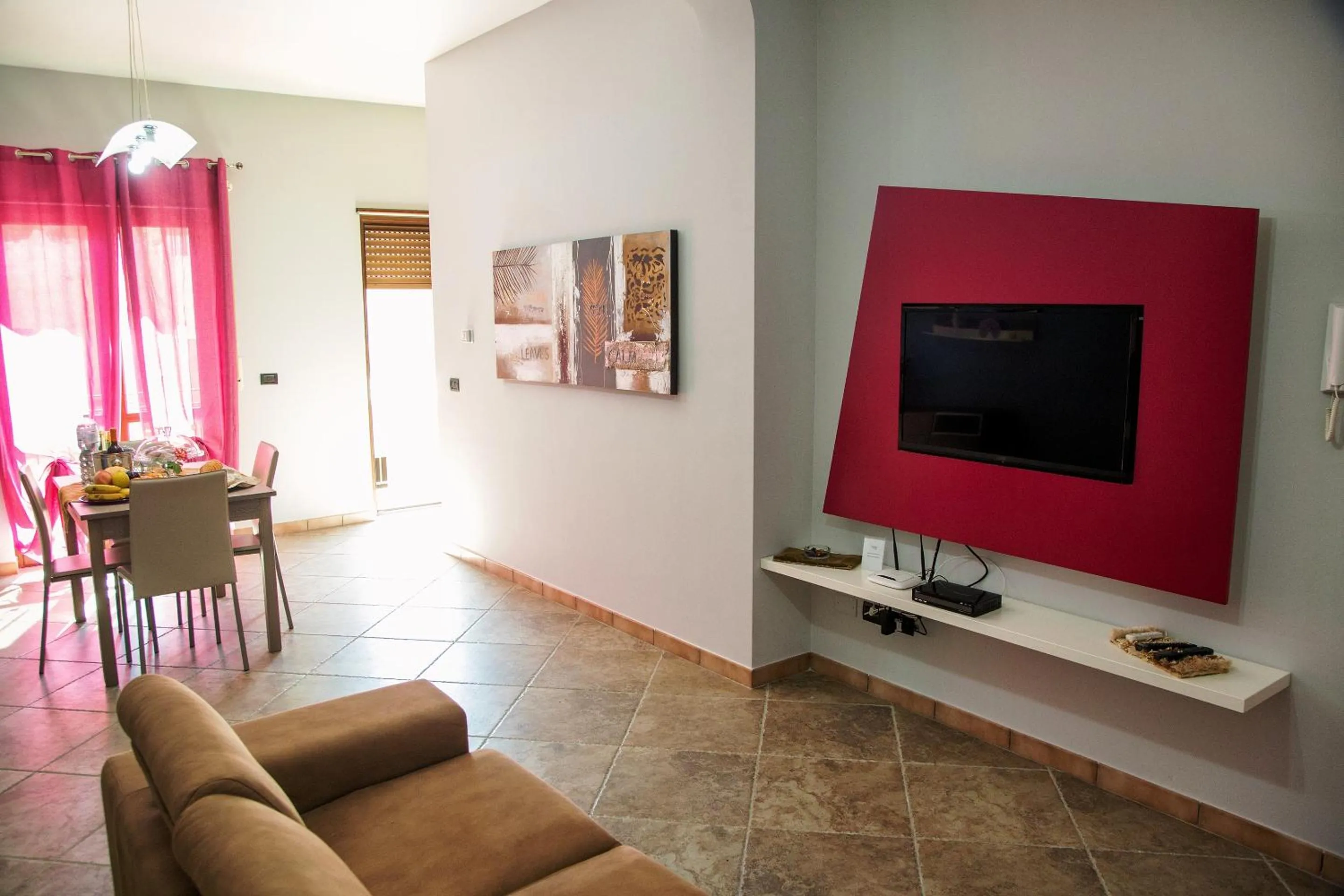 Seating area in Sicilia Case Vacanze