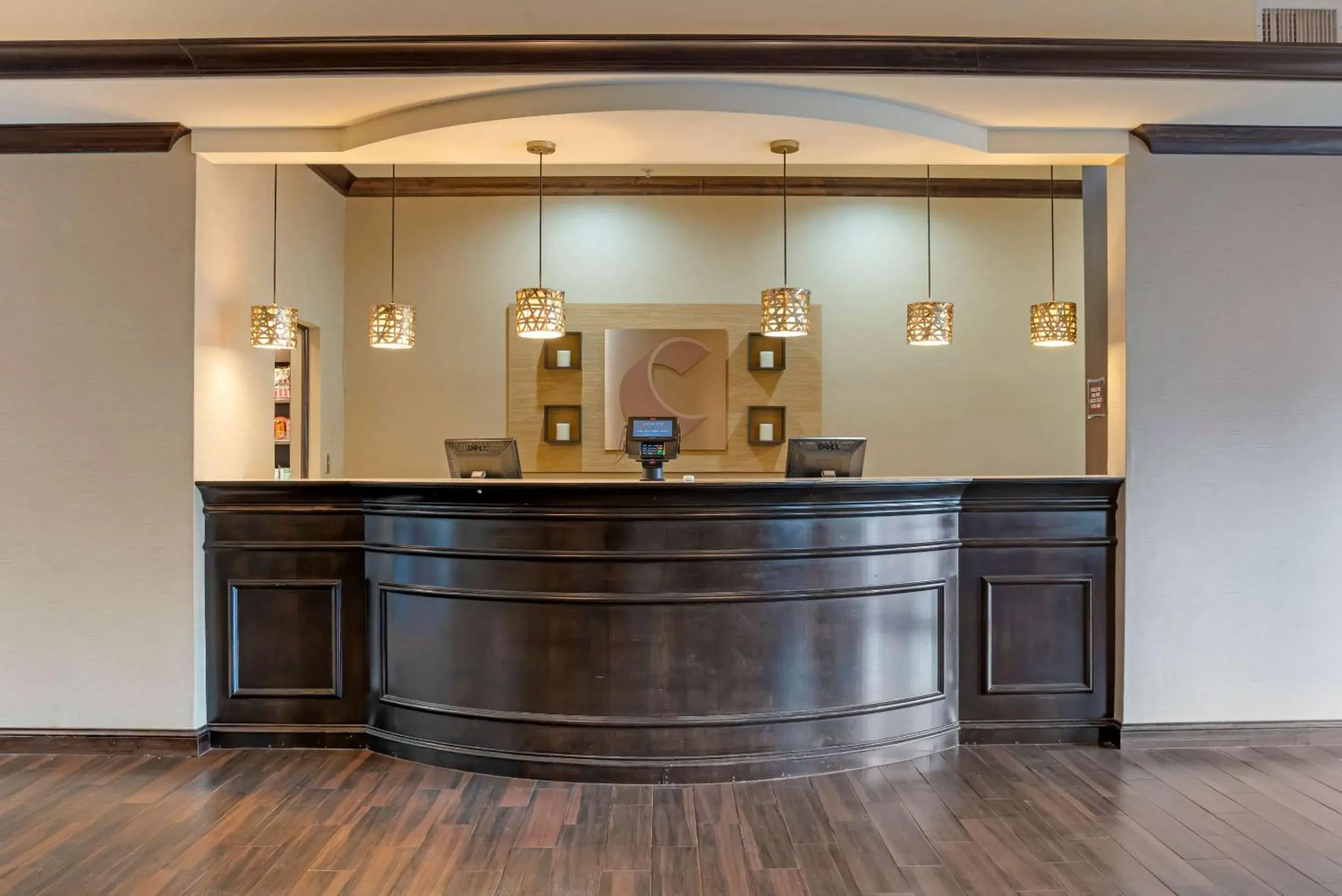 Lobby or reception in Comfort Suites Alexandria North Lobby or reception in Comfort Suites Alexandria North