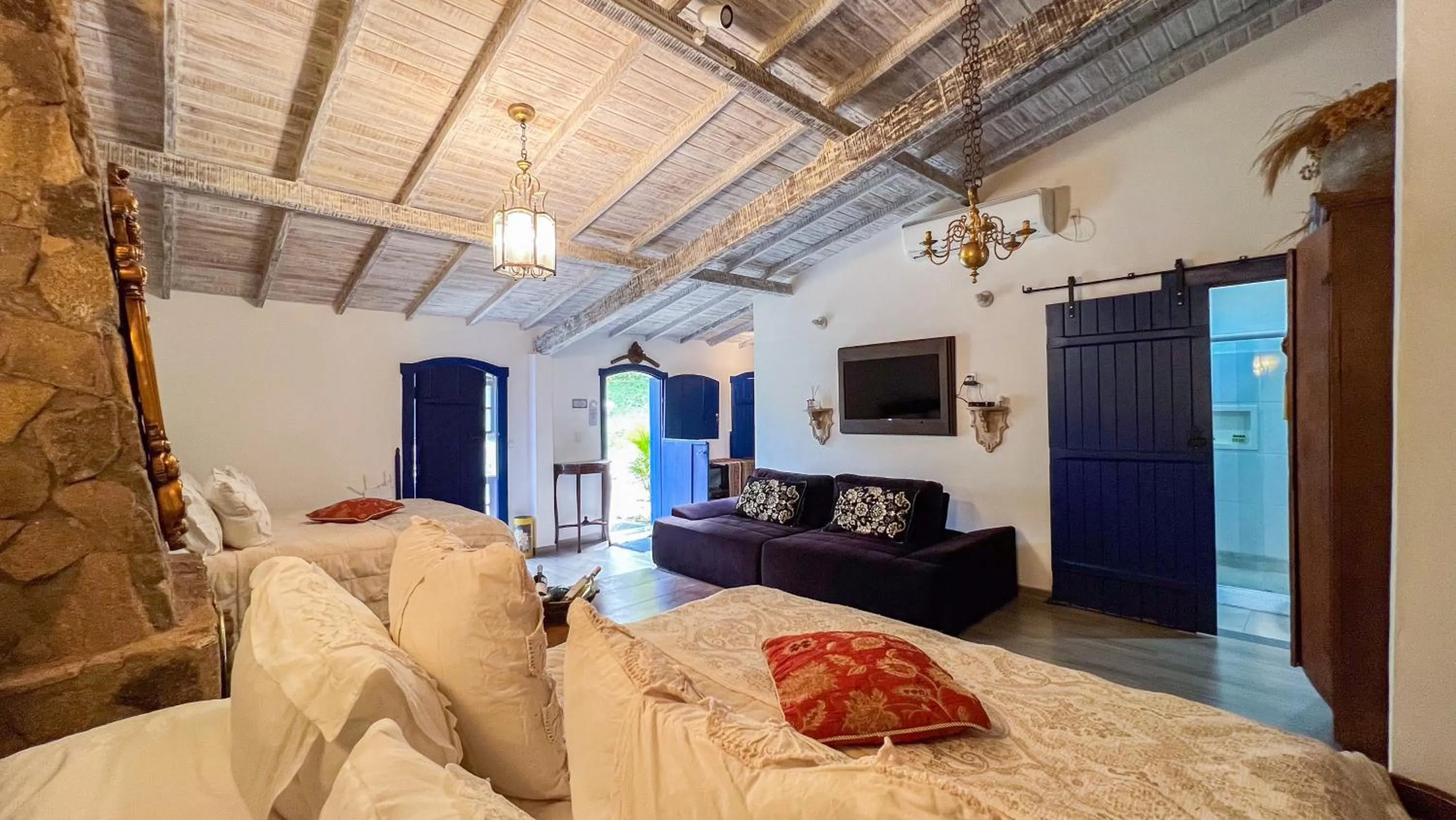 Bed in Segredo da Serra Guest House