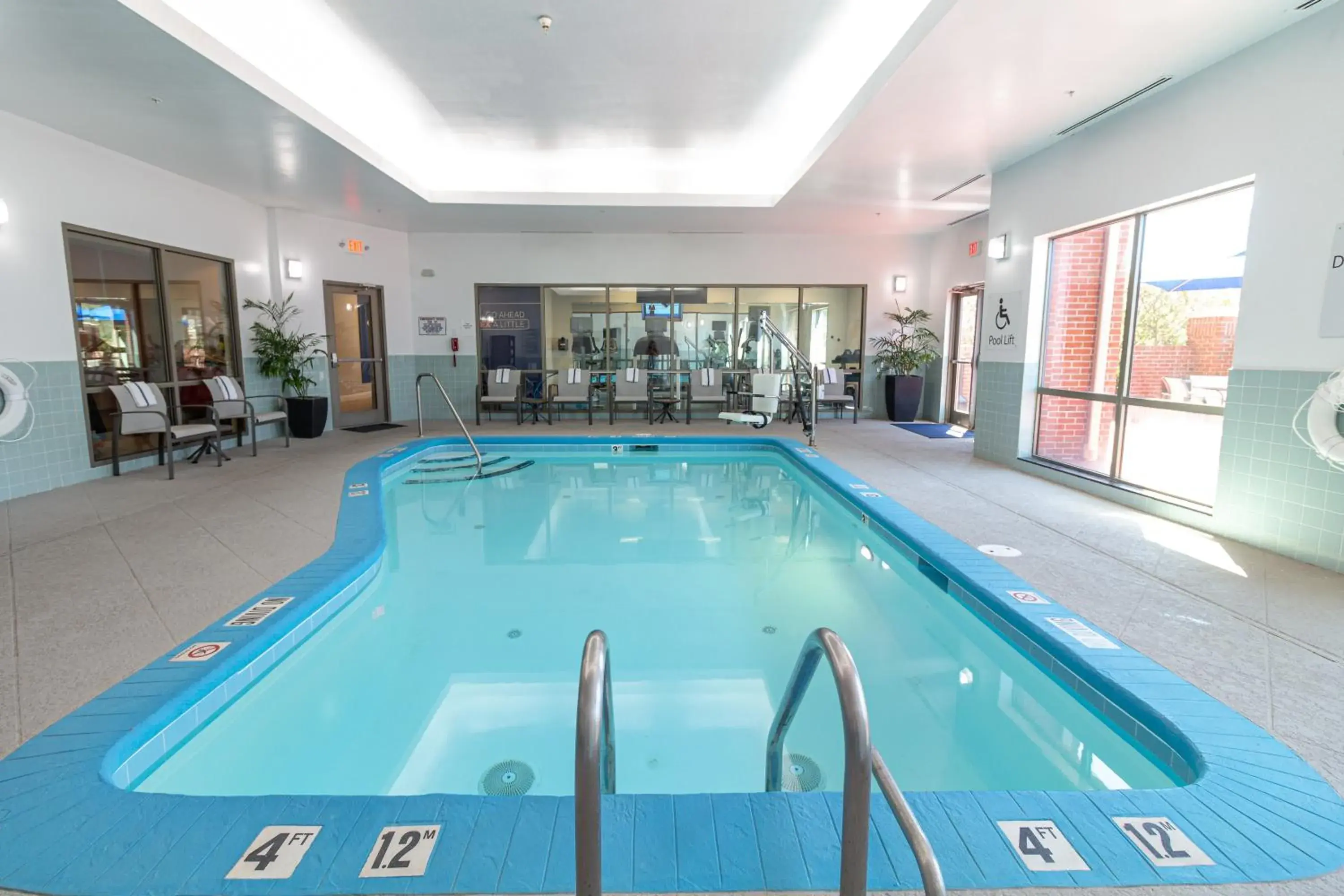 Pool view in Holiday Inn Express Leland - Wilmington Area by IHG Pool view in Holiday Inn Express Leland - Wilmington Area by IHG