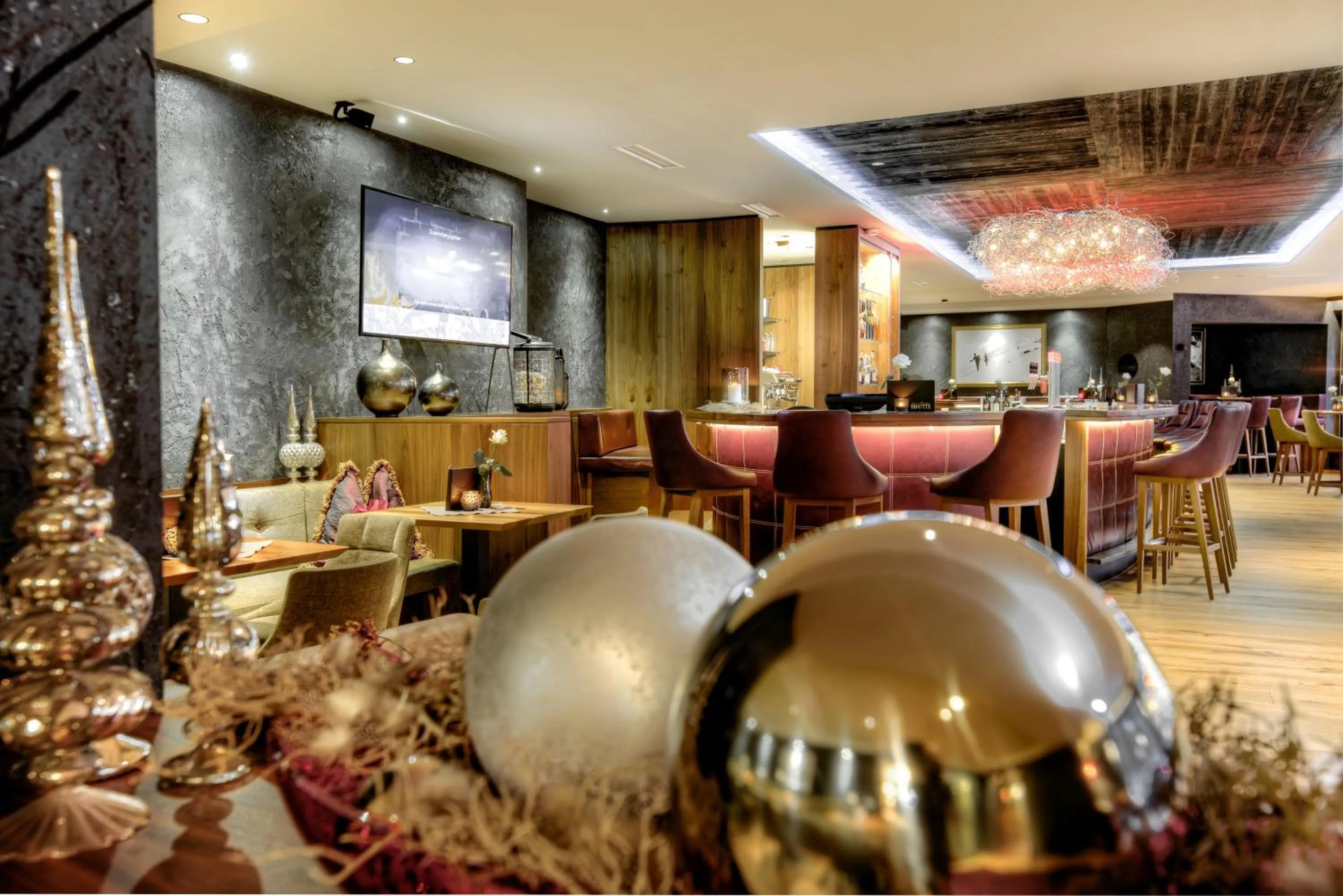 Lounge or bar in Hotel Brigitte