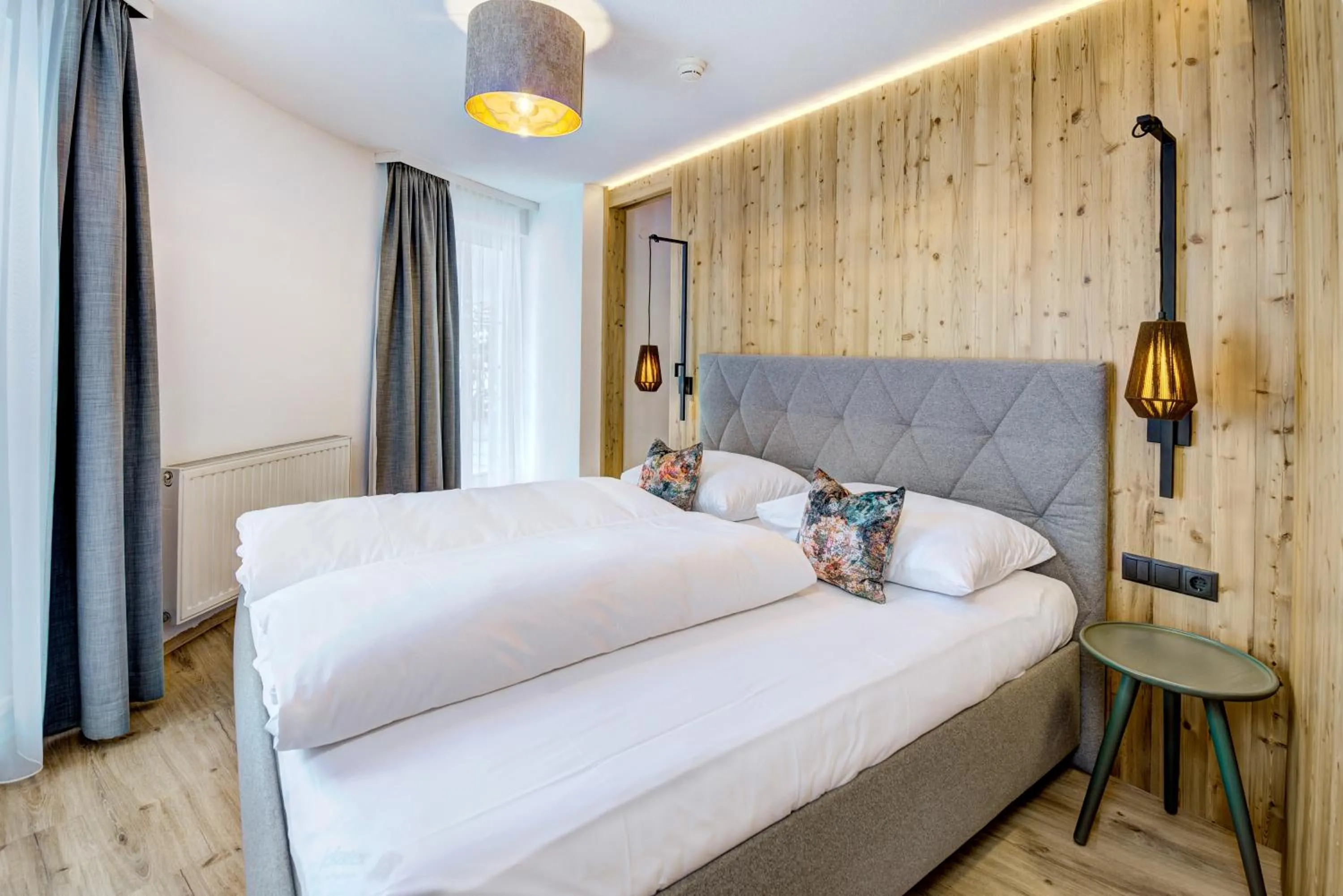 Bed in Hotel Brigitte