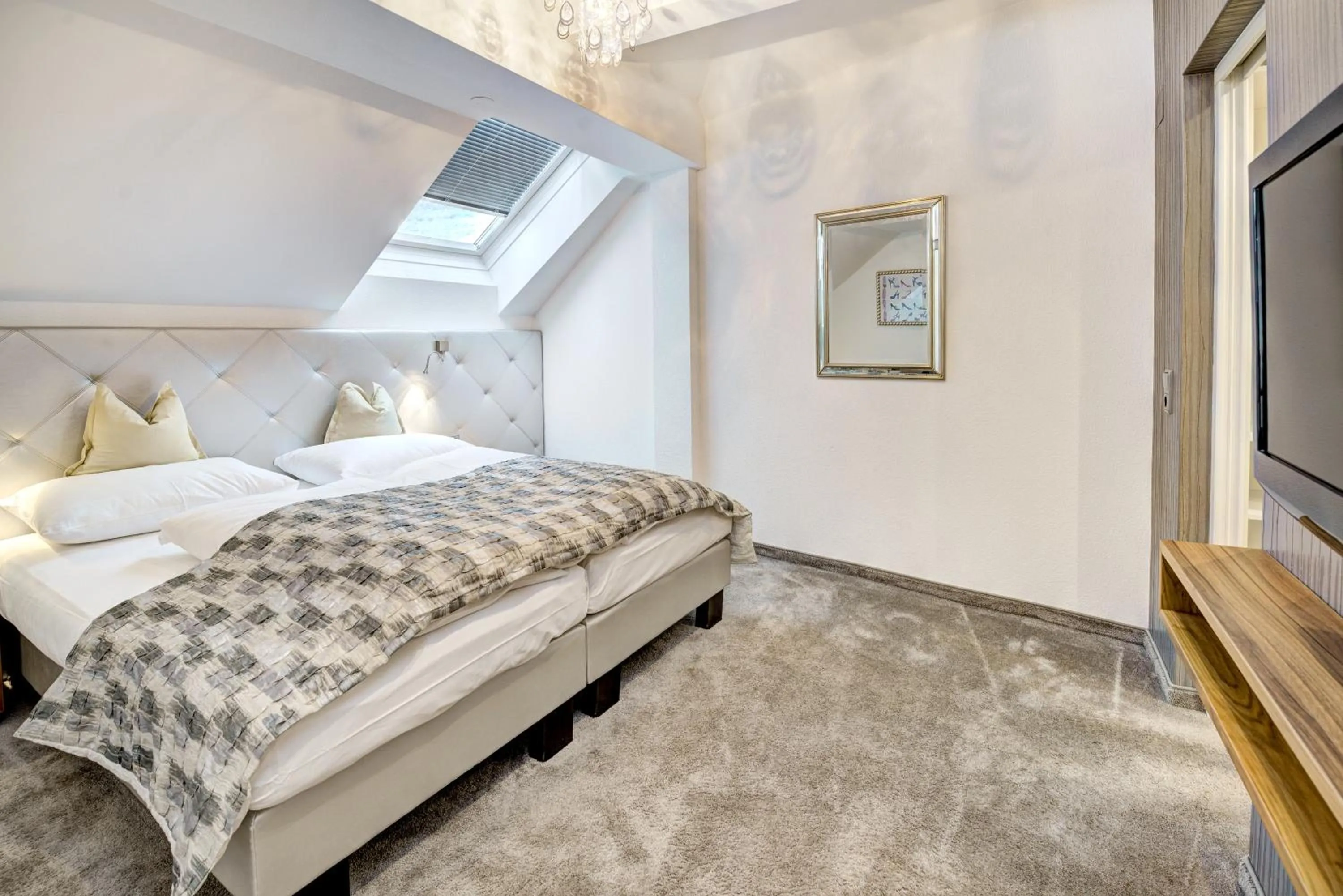 Bed in Hotel Brigitte