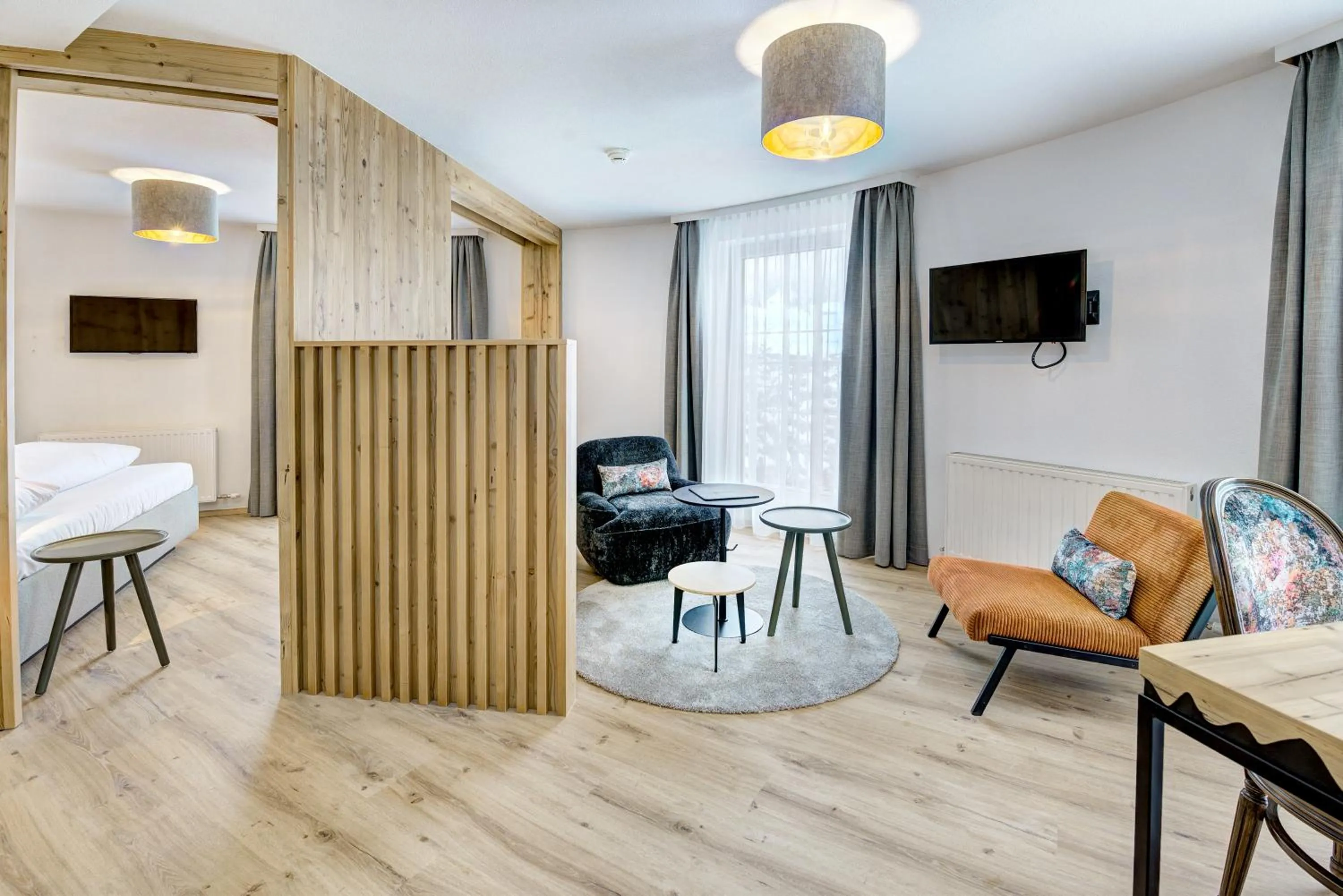 Bed in Hotel Brigitte