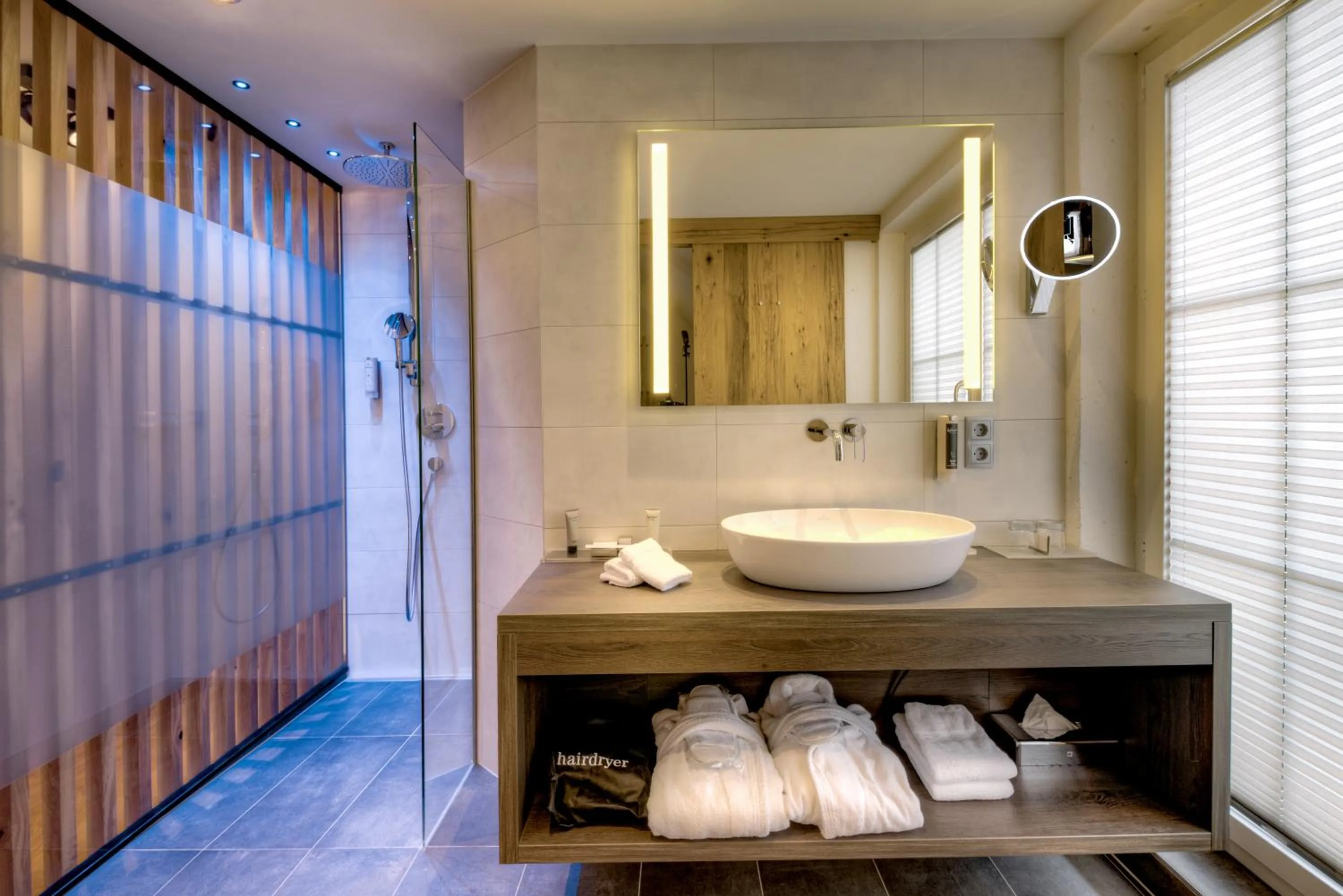 Shower in Hotel Brigitte