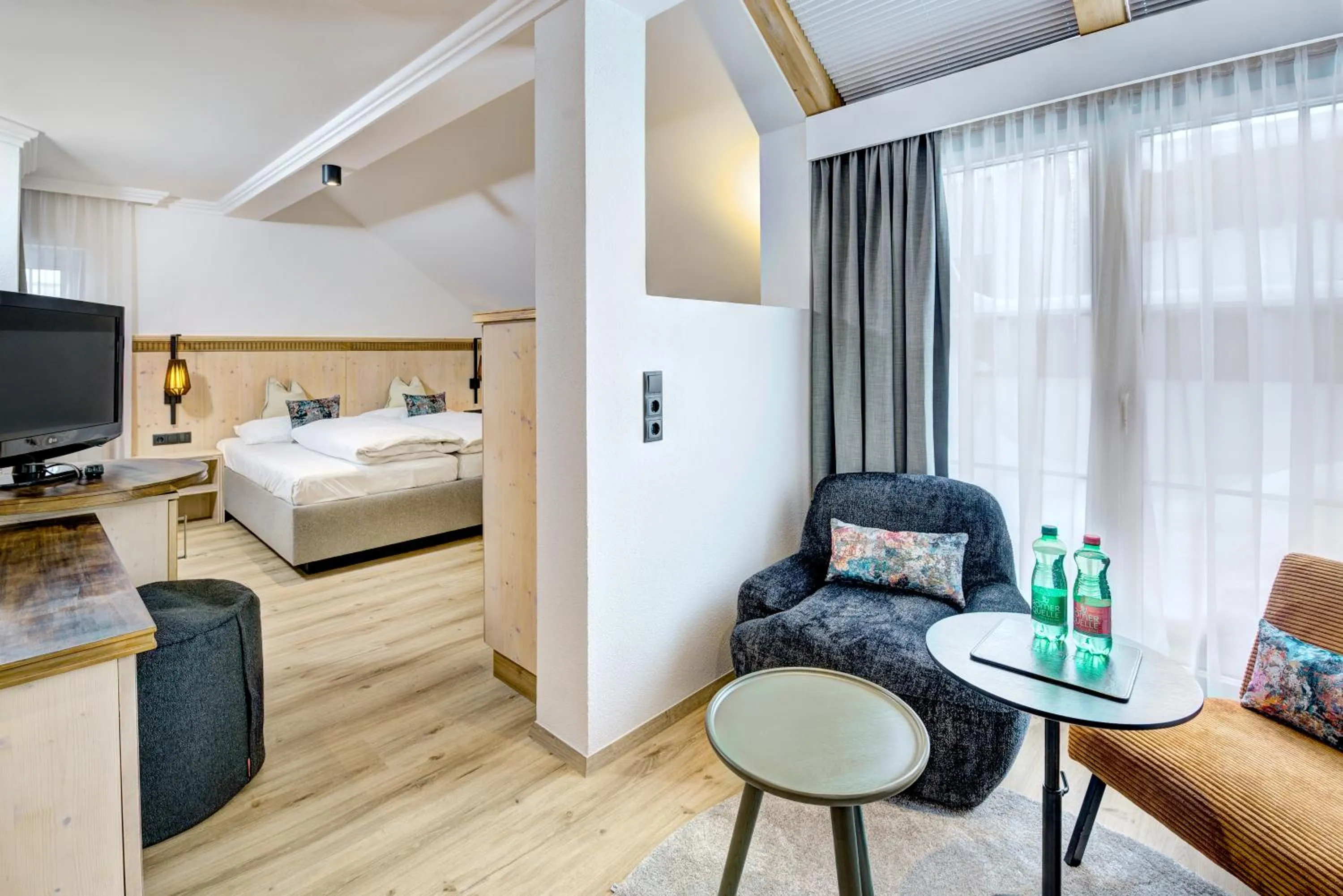 Bed in Hotel Brigitte