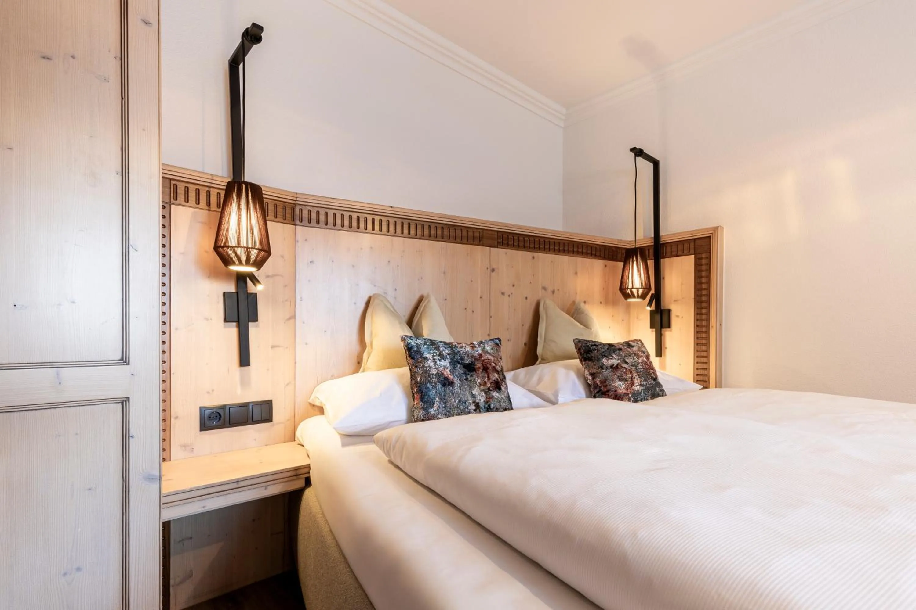 Bed in Hotel Brigitte