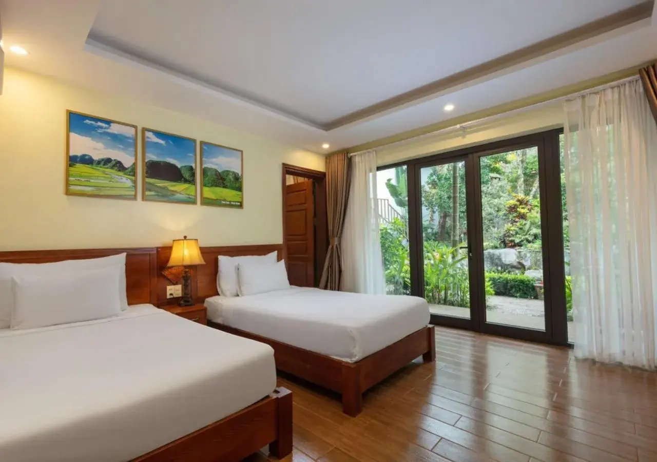 Bed in Bai Dinh Garden Resort & Spa Bed in Bai Dinh Garden Resort & Spa