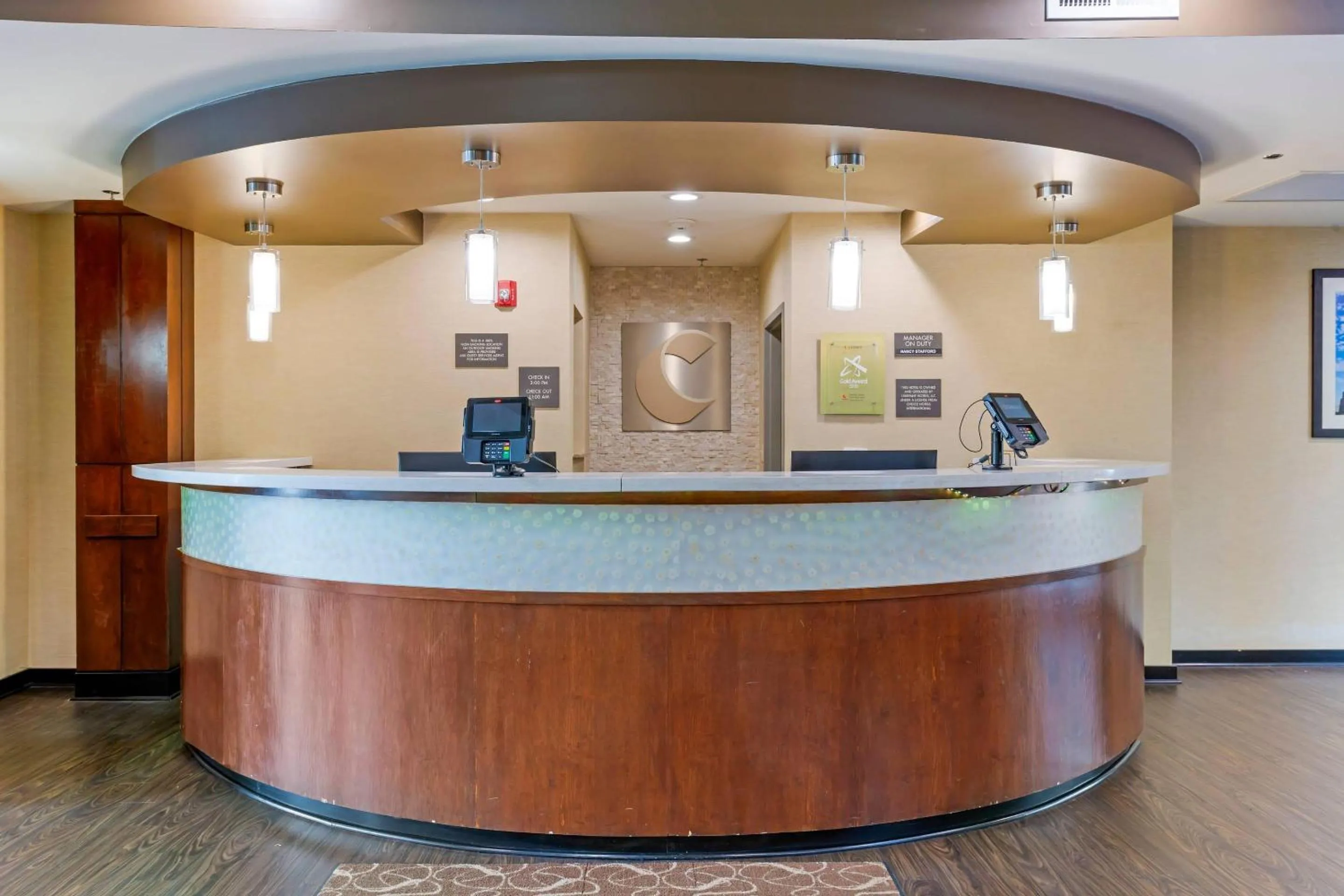 Lobby or reception in Comfort Suites Little Rock West