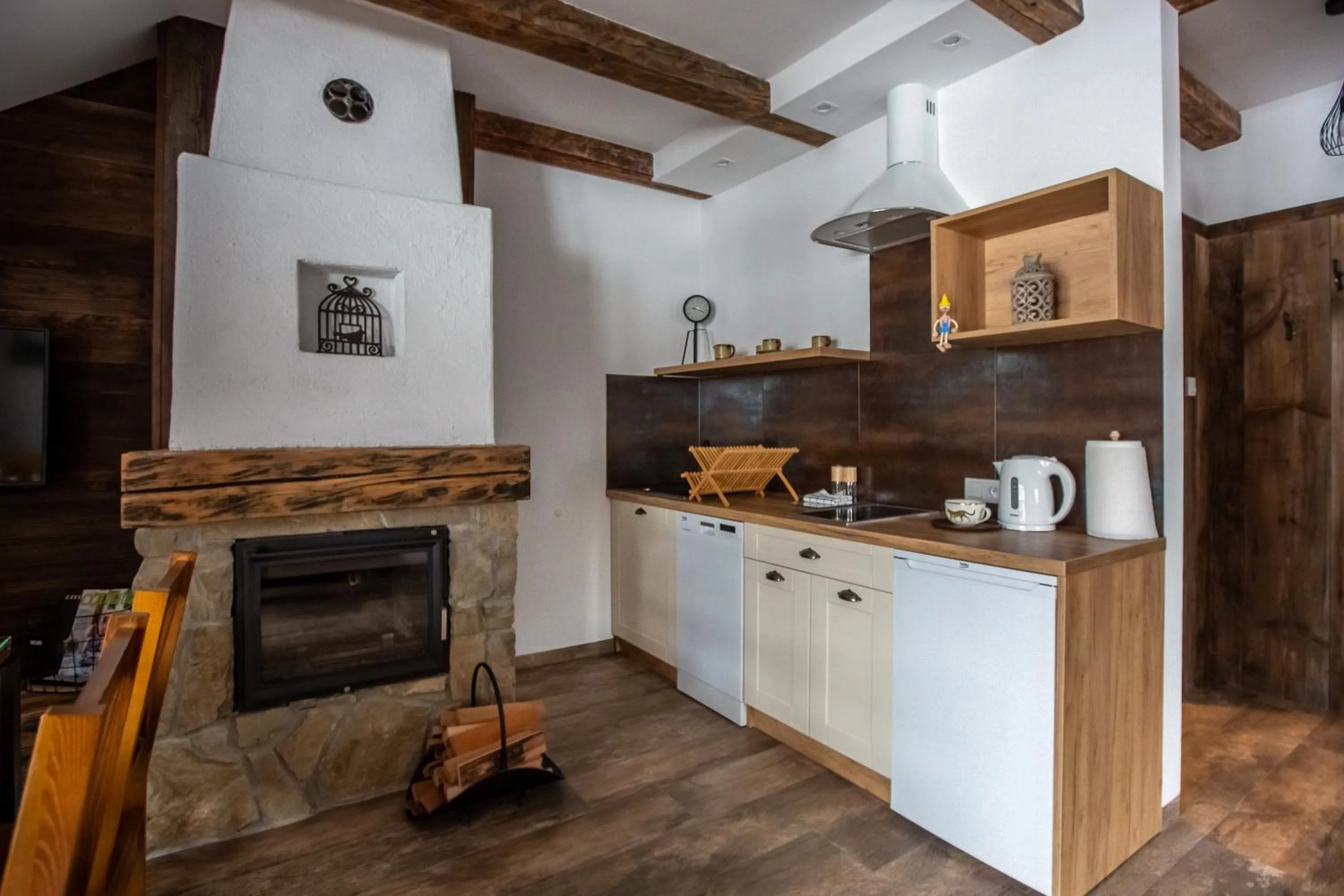 Kitchen or kitchenette in APARTAMENTY ZAZAMCZE
