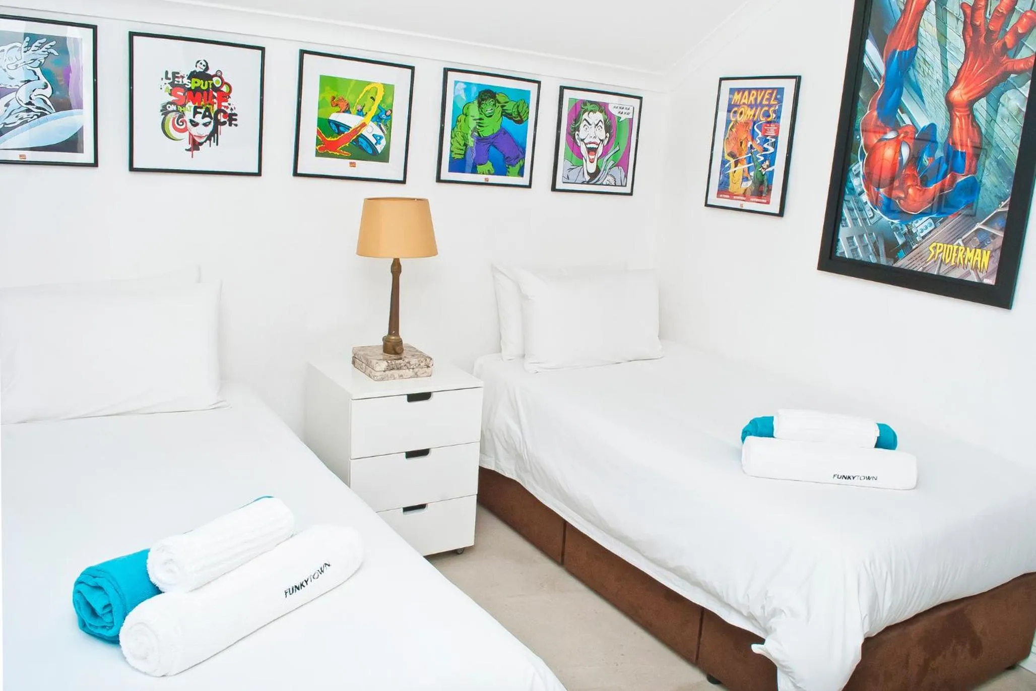 Bedroom, Bed in Funky Town