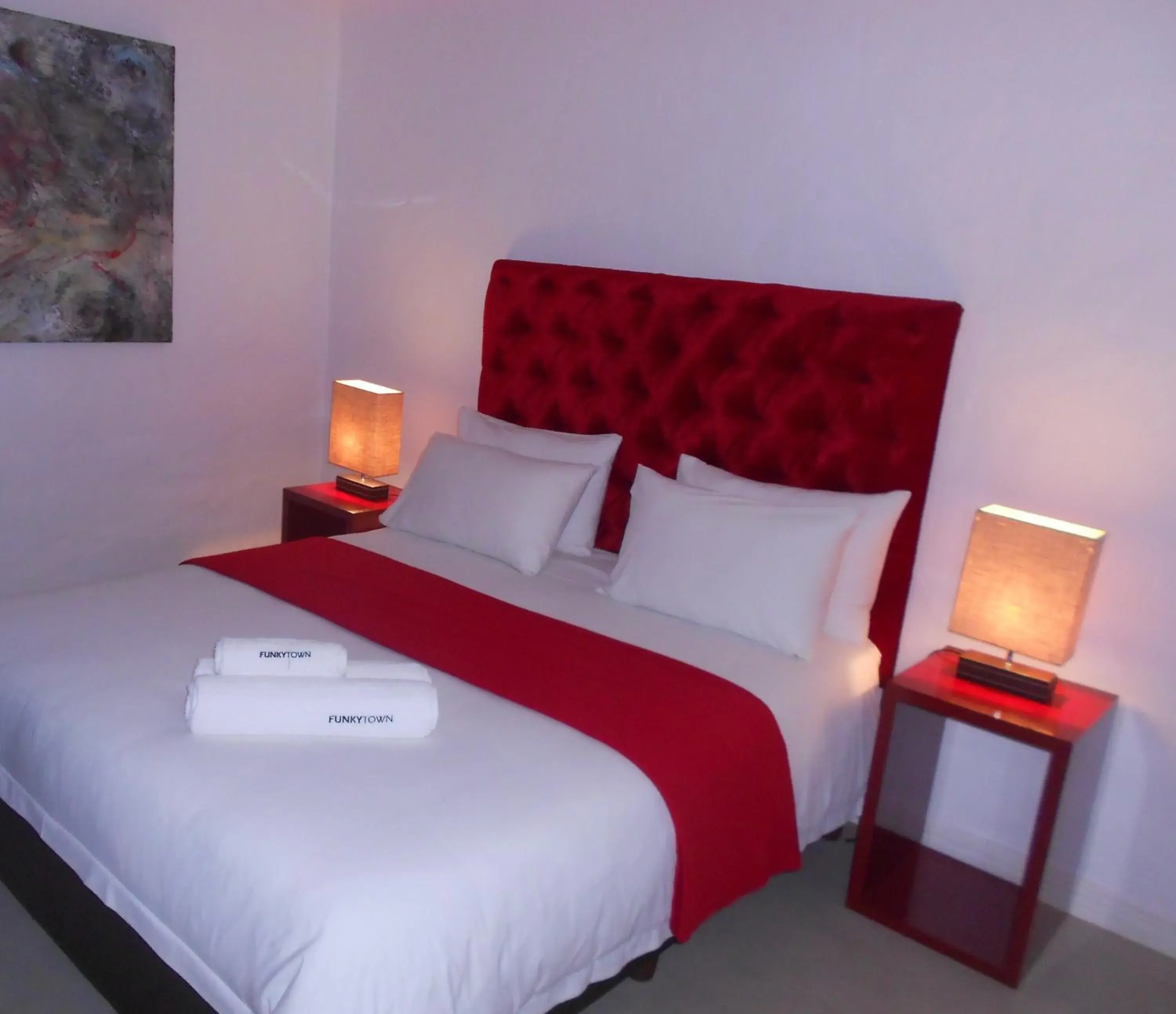 Queen Room - First Floor in Funky Town Queen Room - First Floor in Funky Town