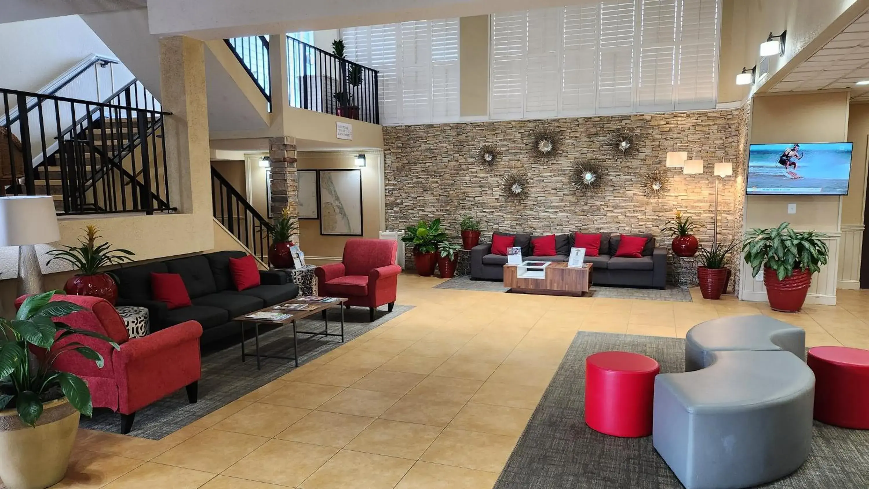 Lobby or reception in Ramada Plaza by Wyndham Nags Head Oceanfront Lobby or reception in Ramada Plaza by Wyndham Nags Head Oceanfront