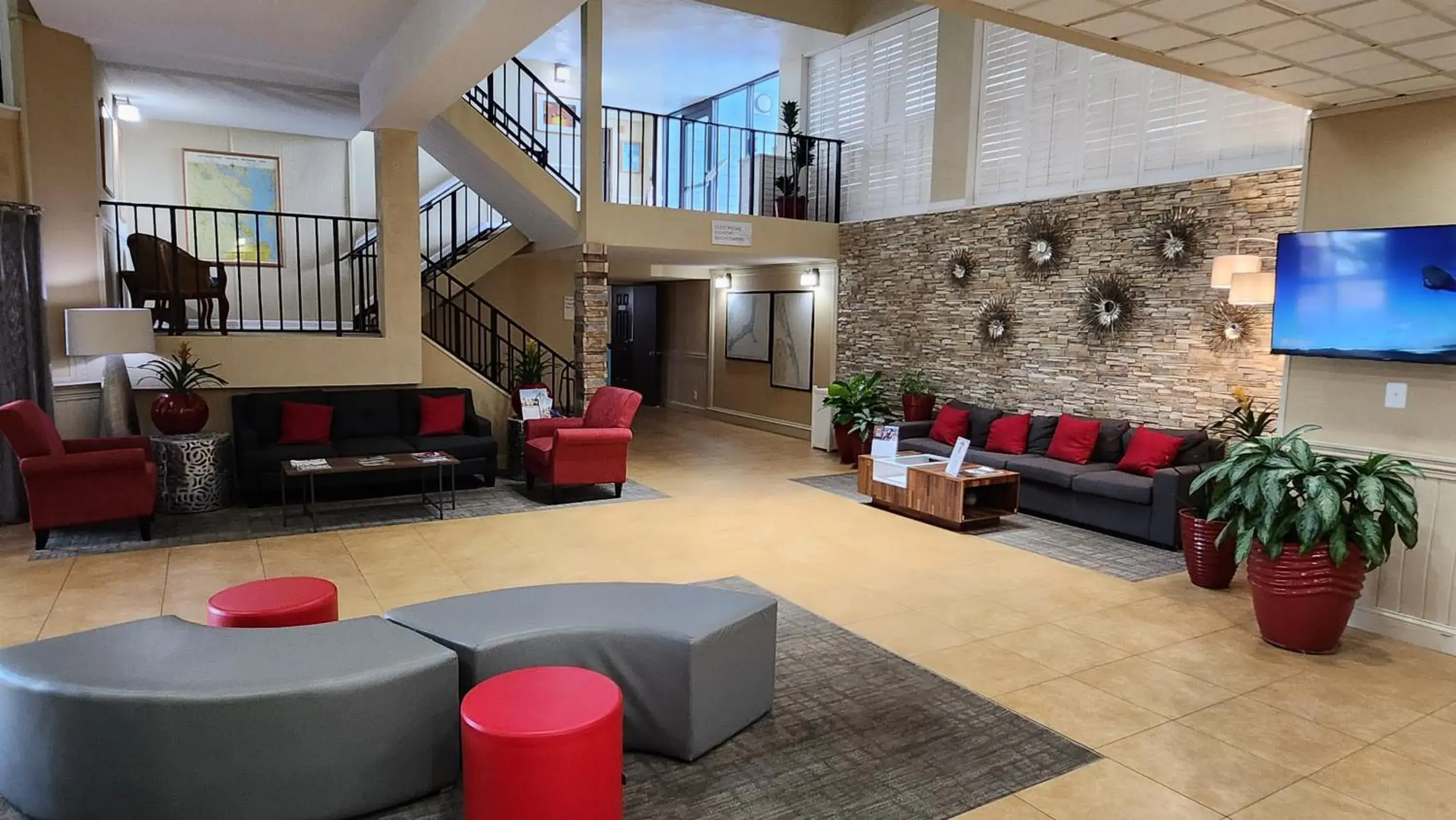 Lobby or reception in Ramada Plaza by Wyndham Nags Head Oceanfront Lobby or reception in Ramada Plaza by Wyndham Nags Head Oceanfront